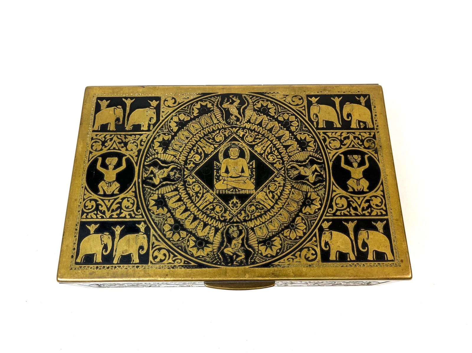 Stunning Rare Bauhaus Art Deco Avantgarde Buddhism Jewelry Box By Erhard & Söhne 1925 photo 285.0