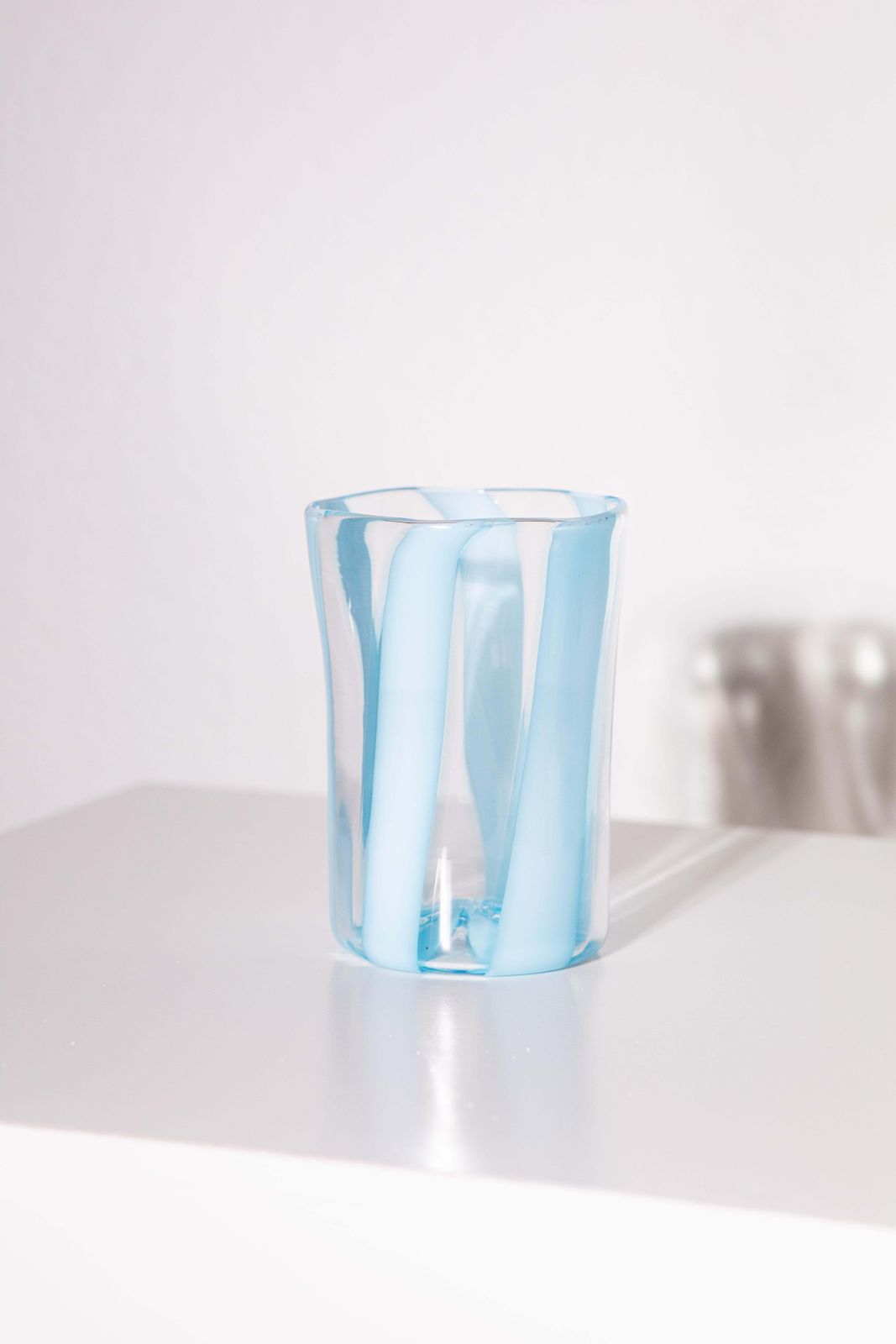 photo for sale Blue Murano Glassware, 1970s, Set Of 8