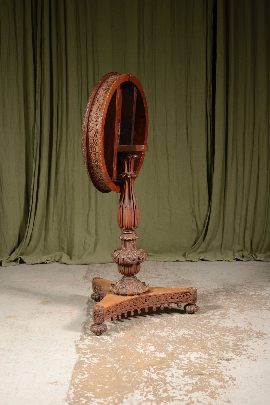 An Anglo Indian Rosewood Tilt Top Centre Table   C.1860 photo Furniture