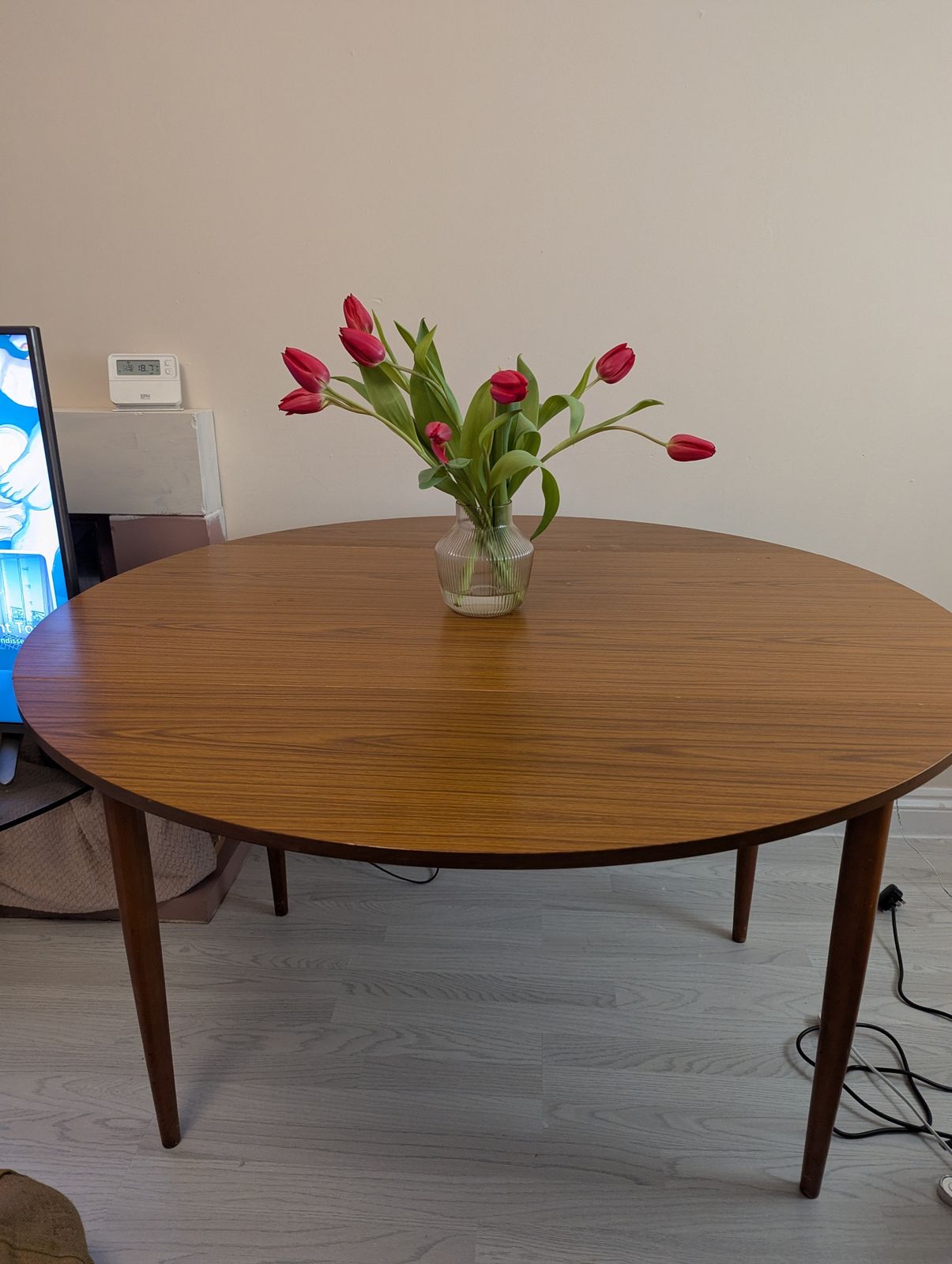 Vintage Mcm Schreiber Drop Leaf Table photo furniture