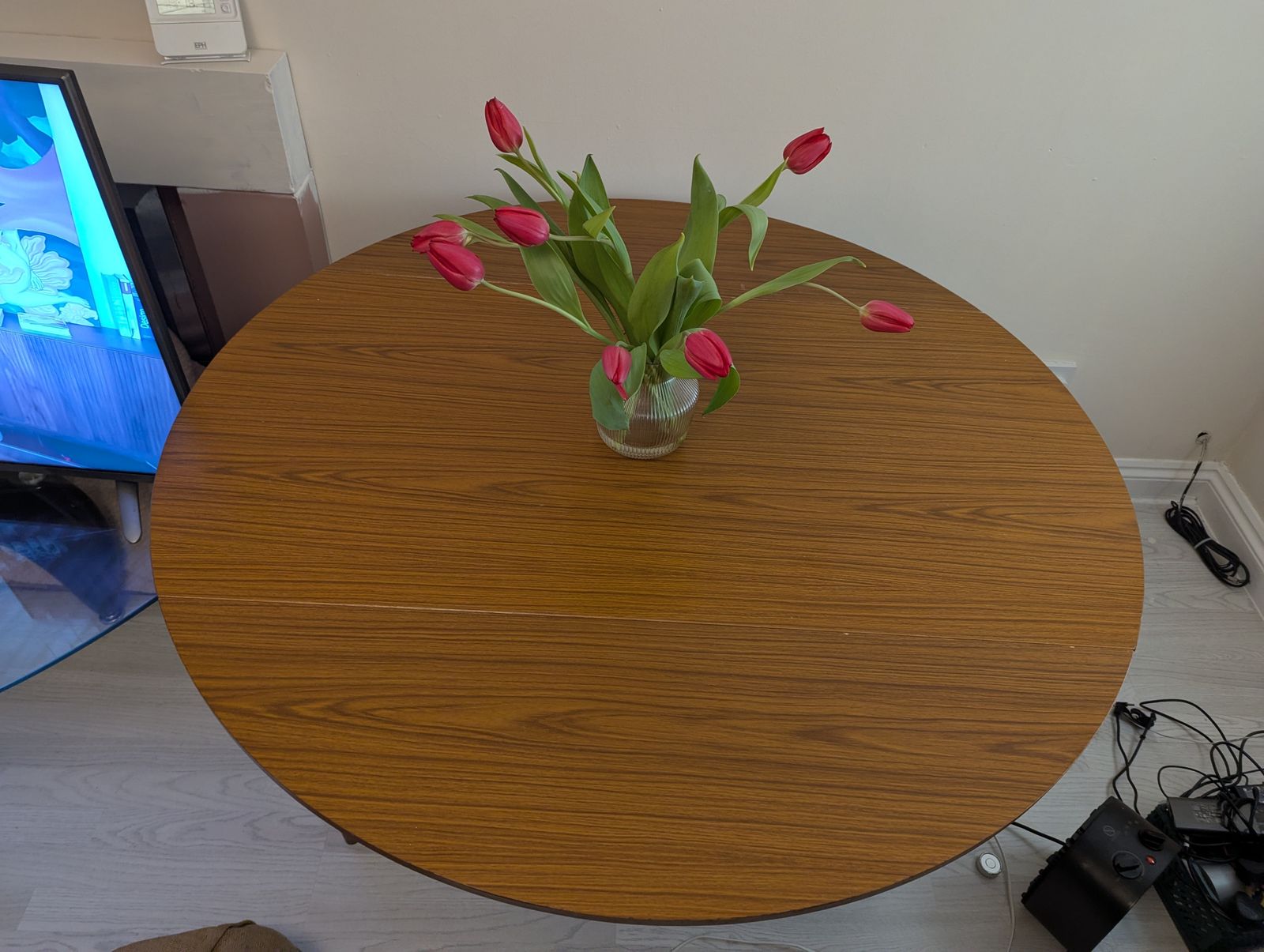 Vintage Mcm Schreiber Drop Leaf Table photo Furniture