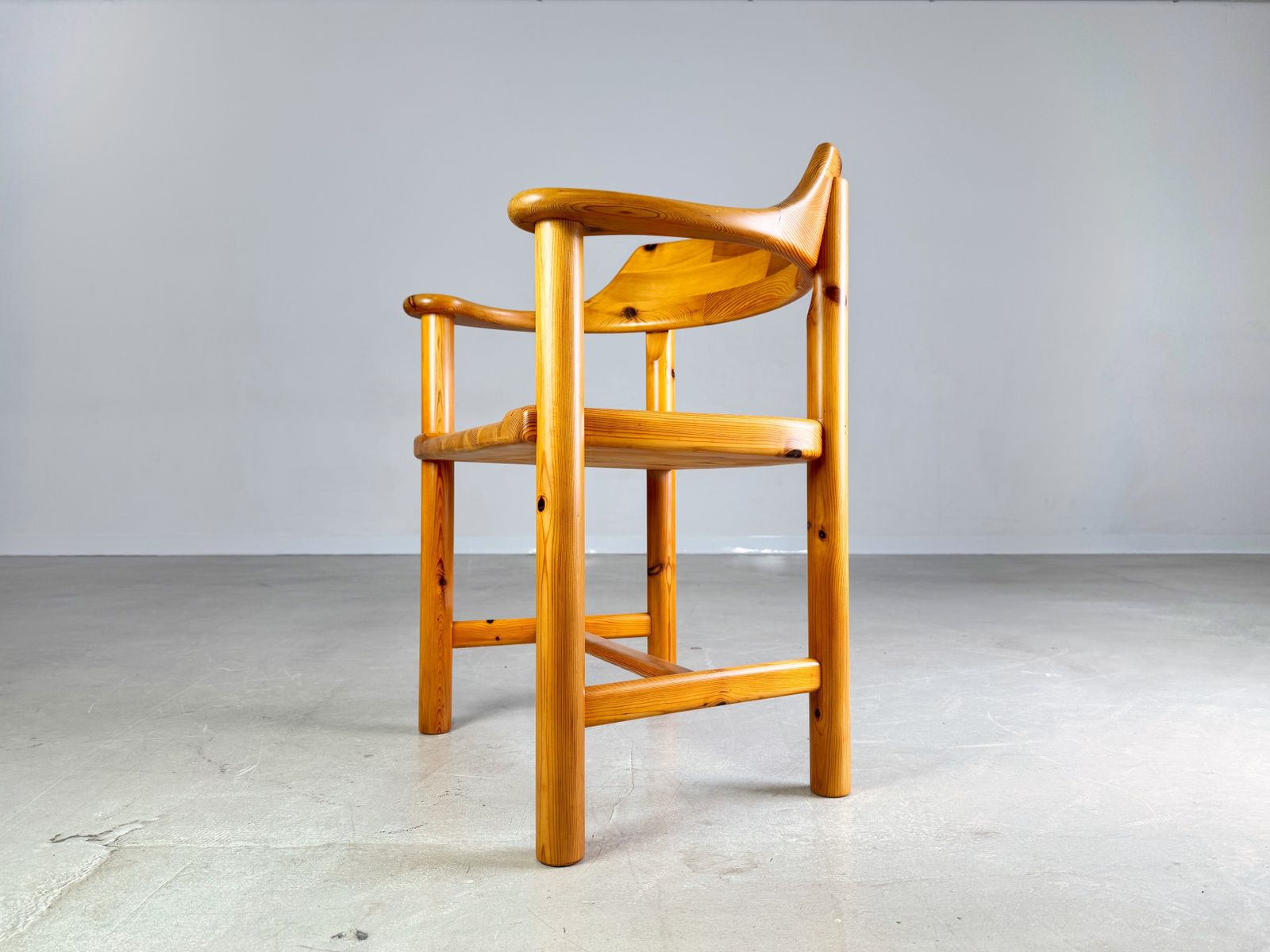 Set Of 6 Rainer Daumiller Armchairs Vintage Chair Pine photo for sale