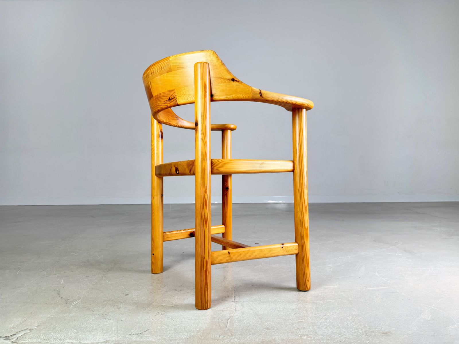 photo vinterior Set Of 6 Rainer Daumiller Armchairs Vintage Chair Pine