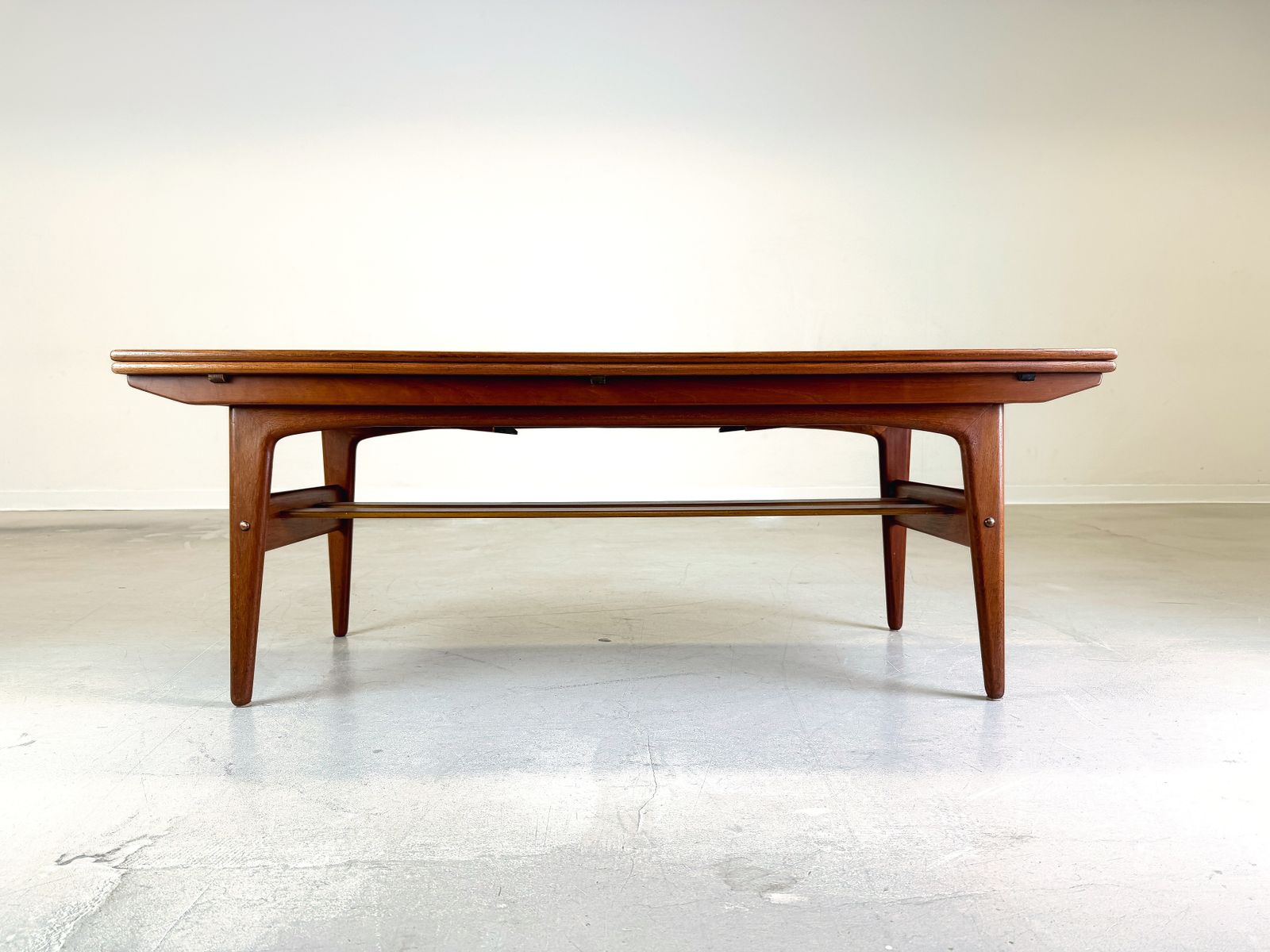 Mid Century Kai Kristiansen Elevator Coffee Table Trioh Teak photo vintage