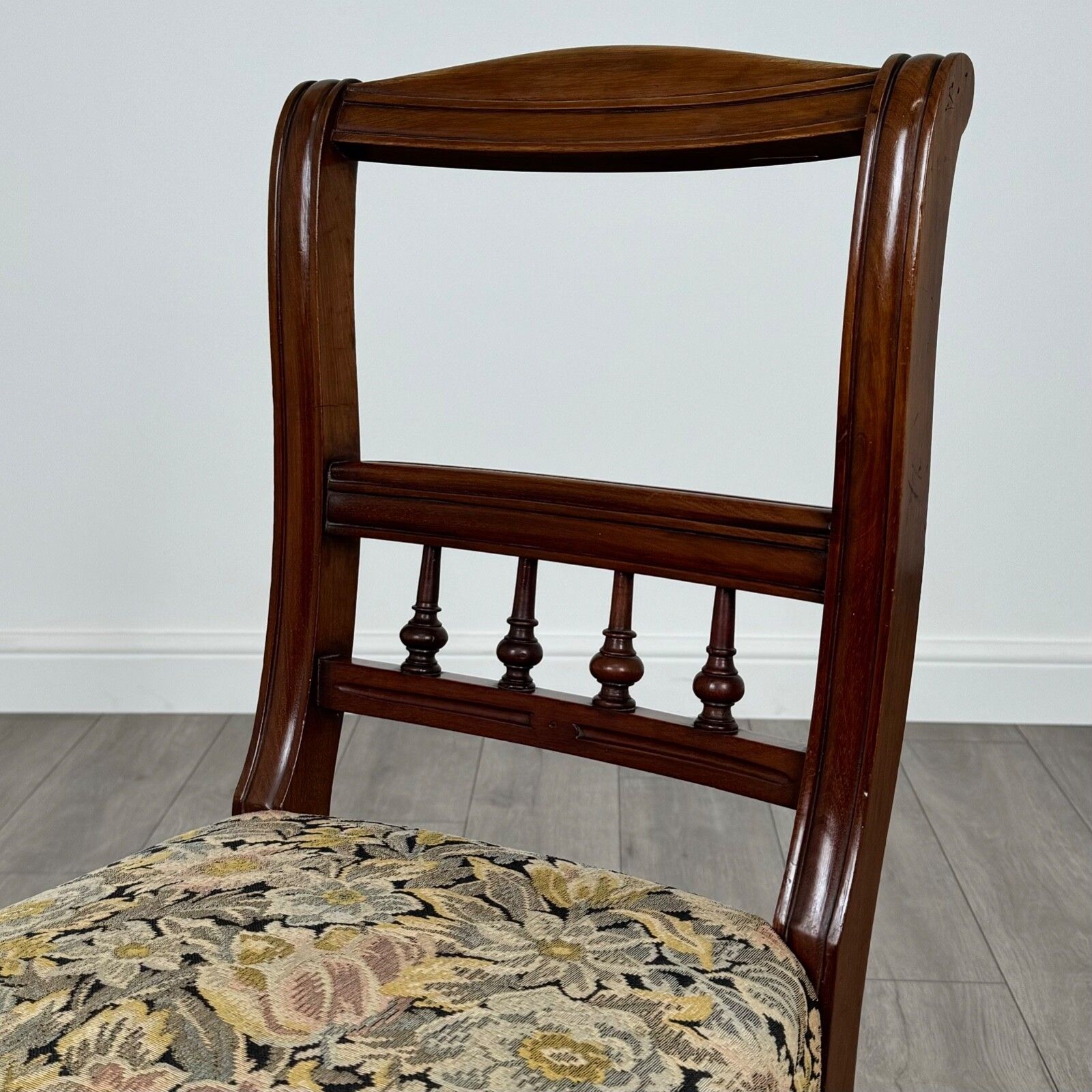 Antique 19th Century Set Of 6 Mahogany Dining Chairs photo Furniture