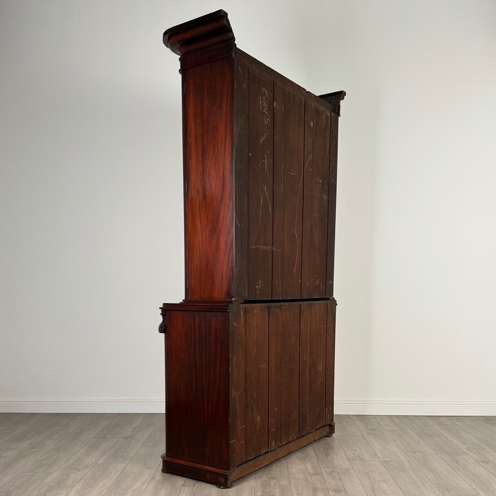 Antique 19th Century Finest Quality Bookcase In Mahogany photo vinterior