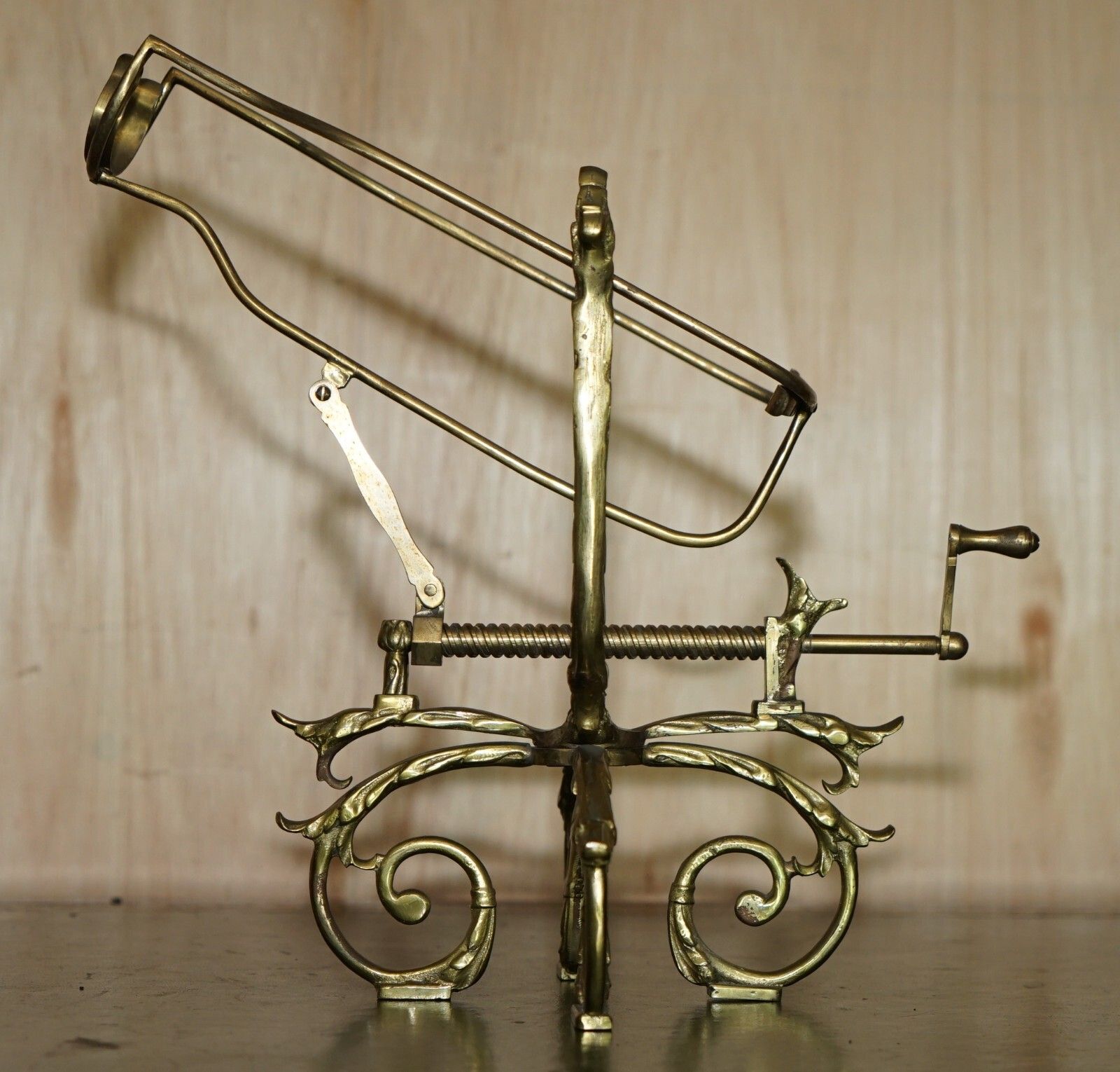 Antique Victorian French Brass Mechanical Wine Pourer Add A Touch Of Class! photo buy