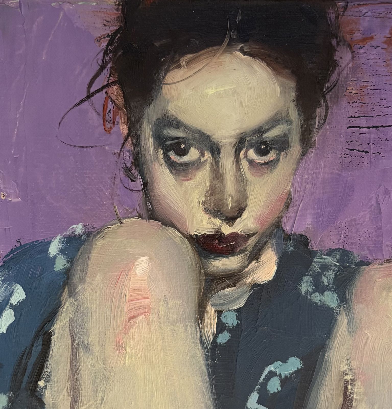 Malcolm Liepke   Up Close. Oil On Canvas photo furniture