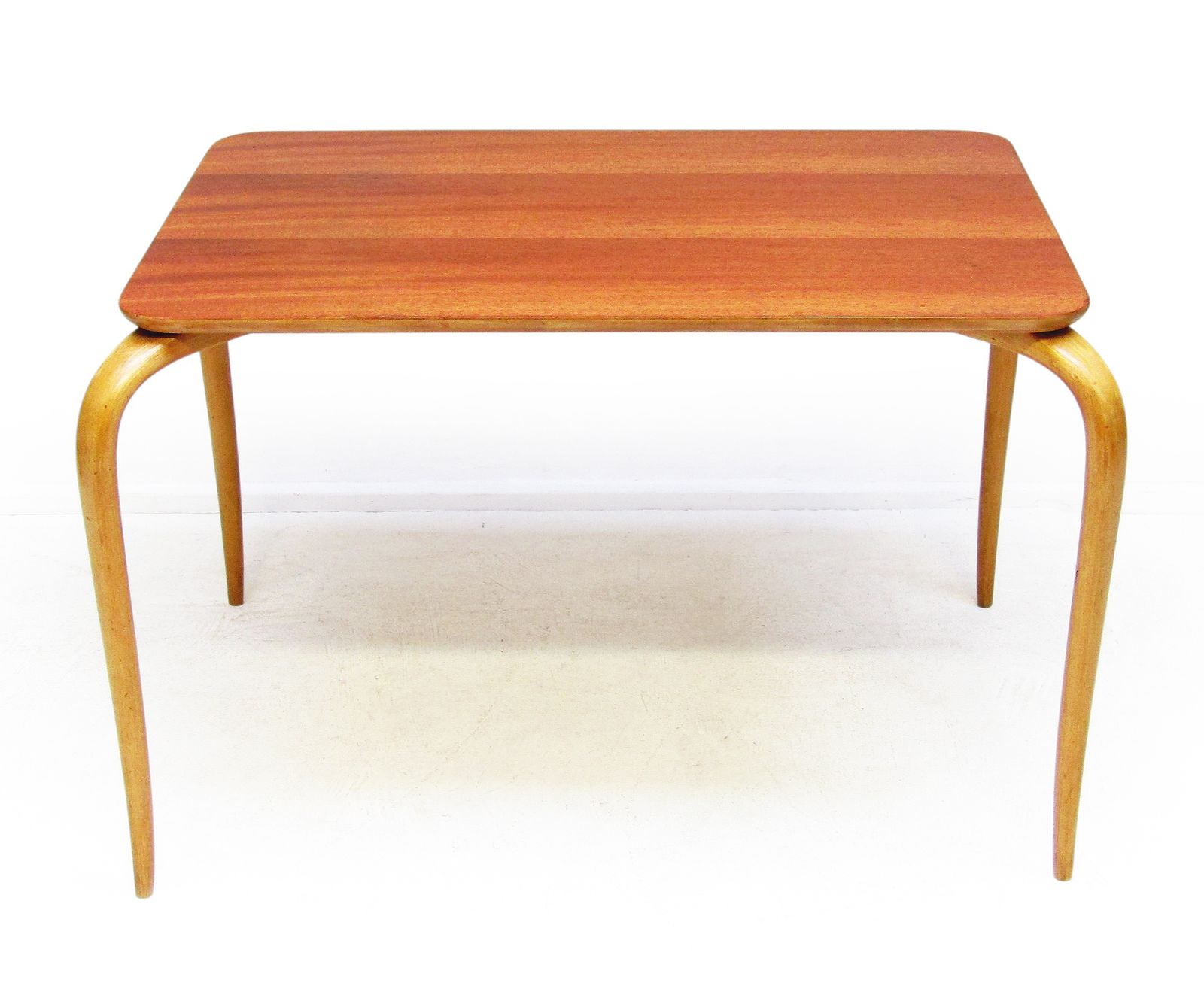 Early Swedish "Annika" Coffee Table In Cuban Mahogany By Bruno Mathsson, Circa 1940 photo Furniture