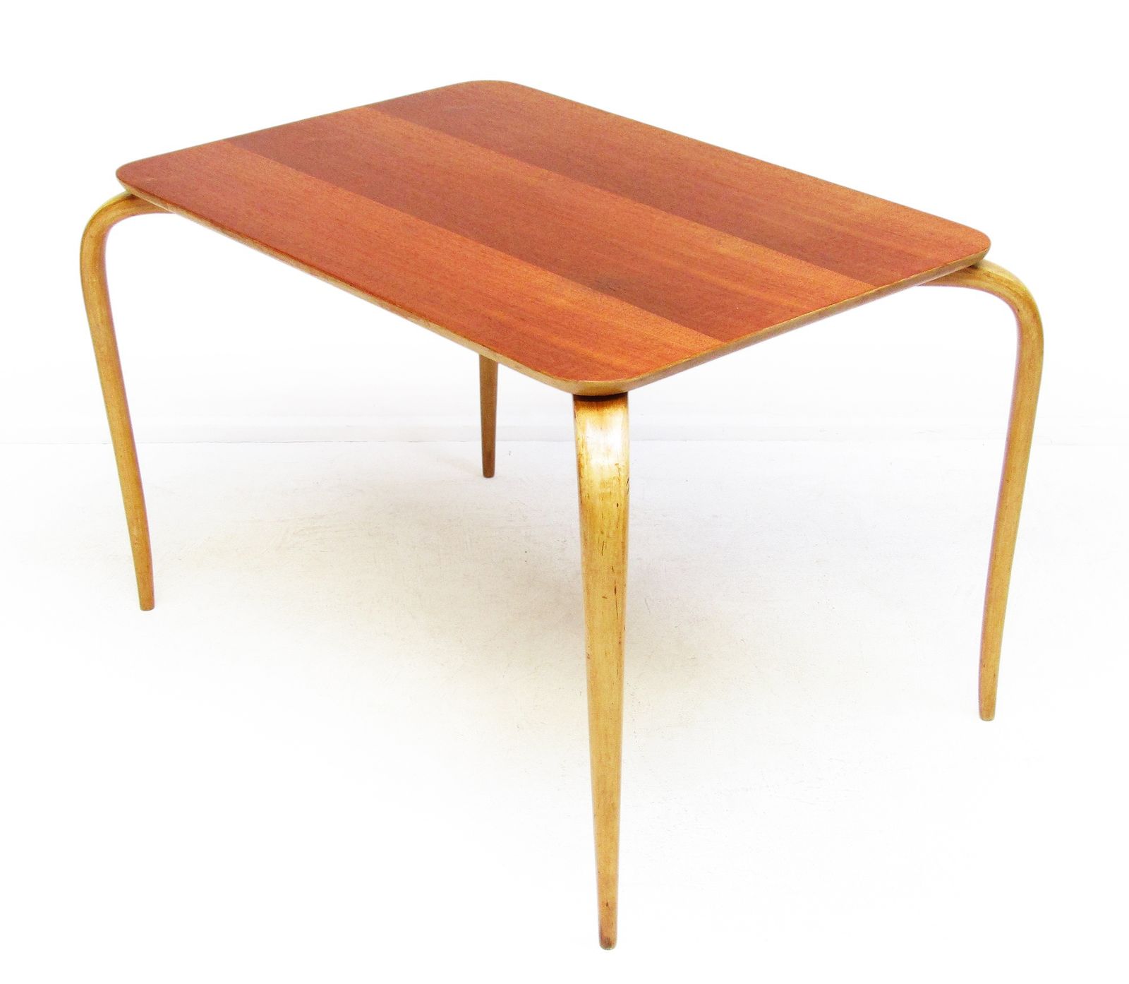 Early Swedish "Annika" Coffee Table In Cuban Mahogany By Bruno Mathsson, Circa 1940 photo vinterior