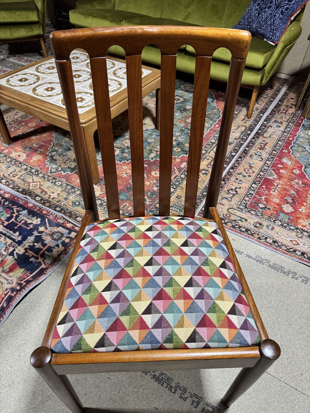 6 X Mid Century Teak Meredew Chairs photo buy