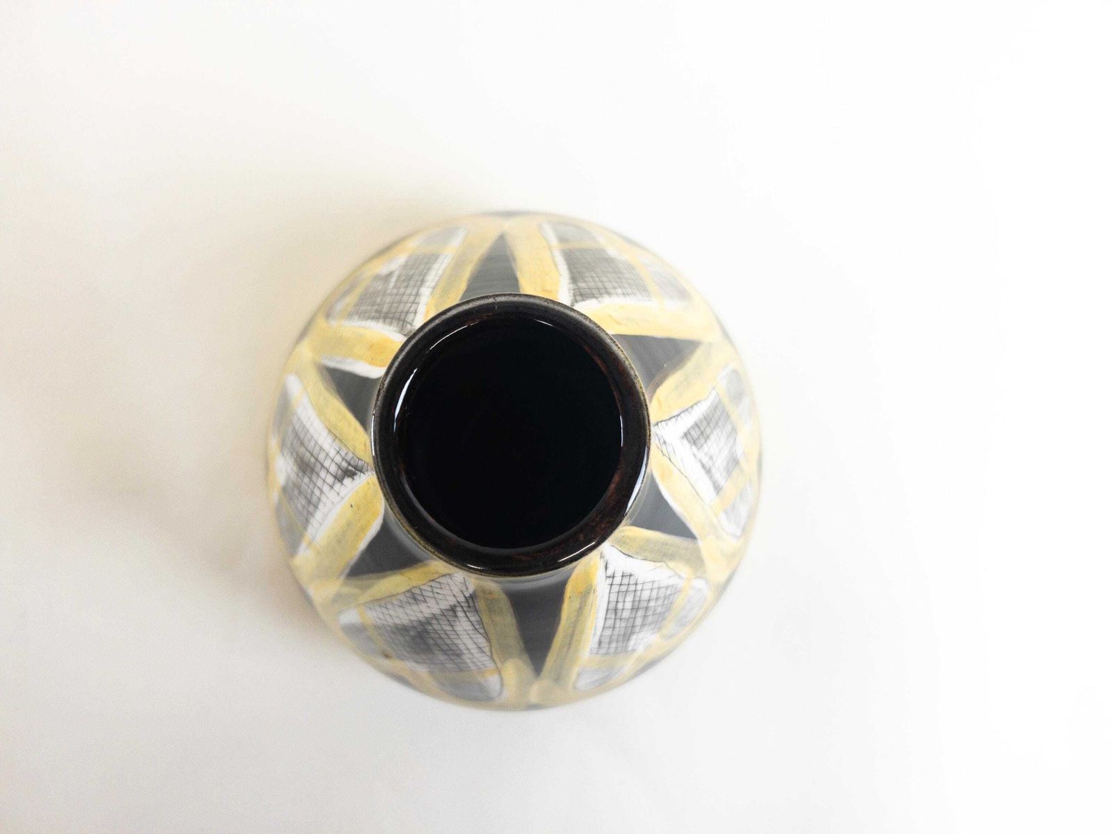 Swiss Studio Pottery   Unique Handmade Vase By Ruth E. Keller   Mid Century Vase From Switzerland photo buy