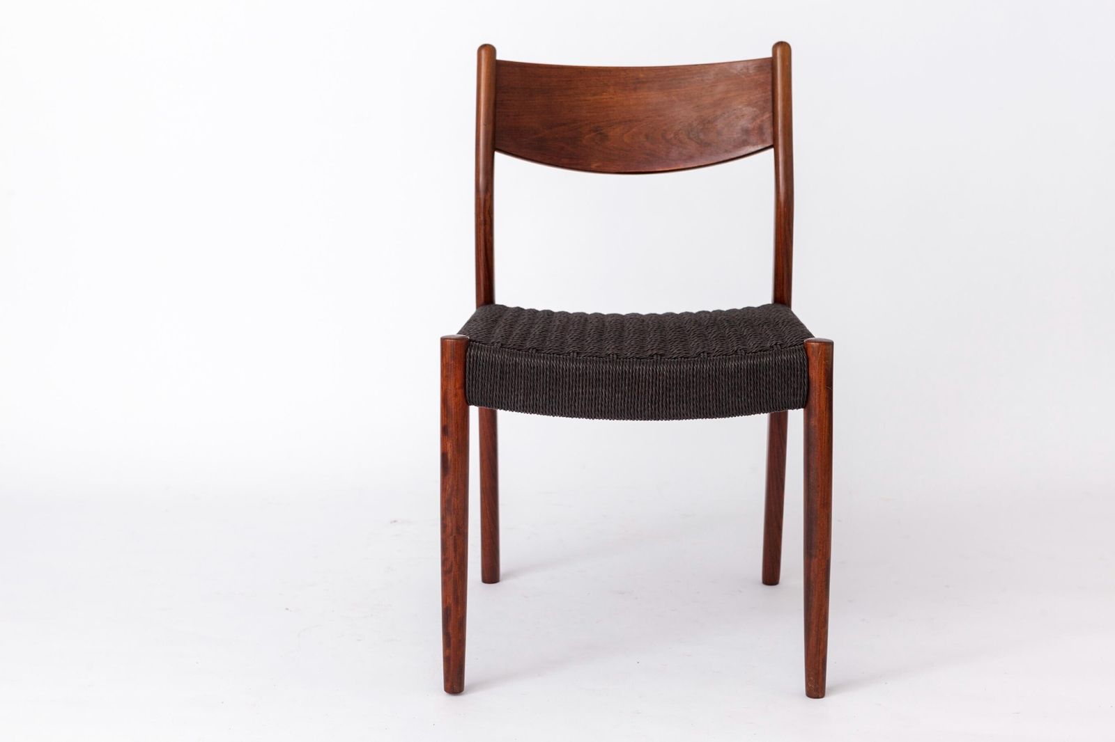 1 Of 2 Vintage Fristho Franeker Teak Chair With Danish Cord Weaving – 1960s Mid Century Modern Design photo for sale