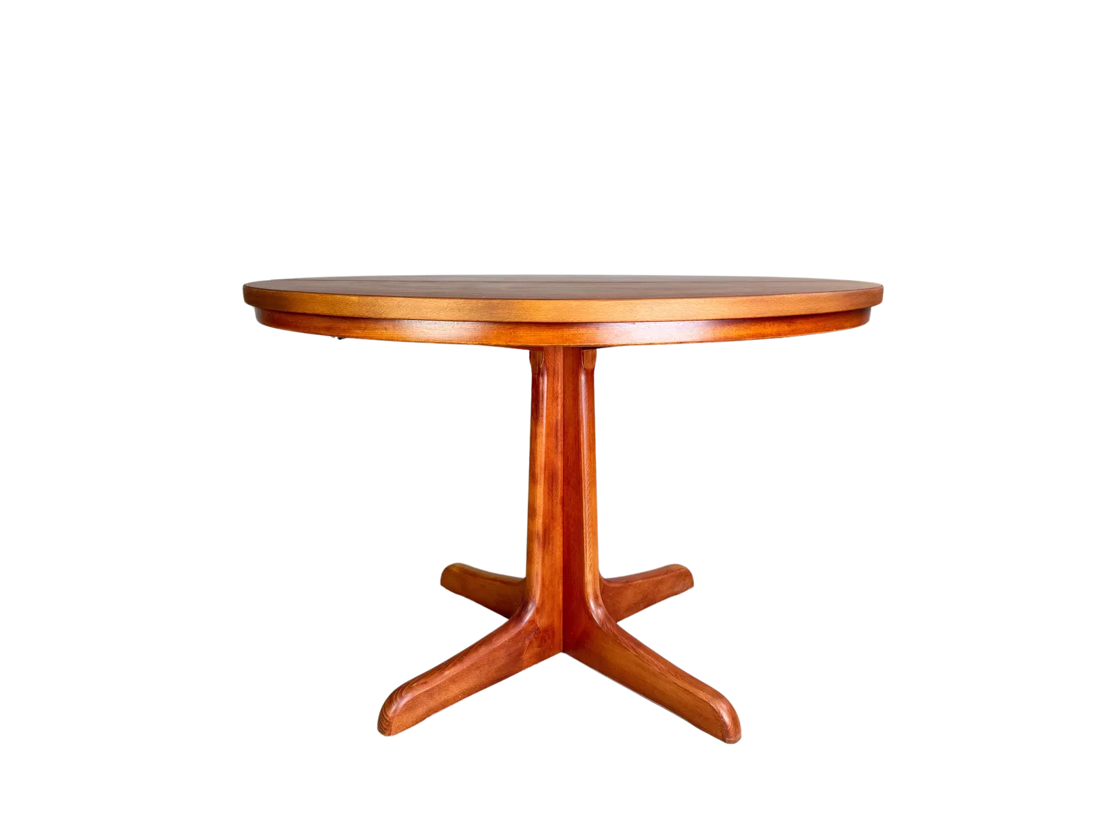 Mid Century Extendable Dining Table Vintage Danish Teak 1950s