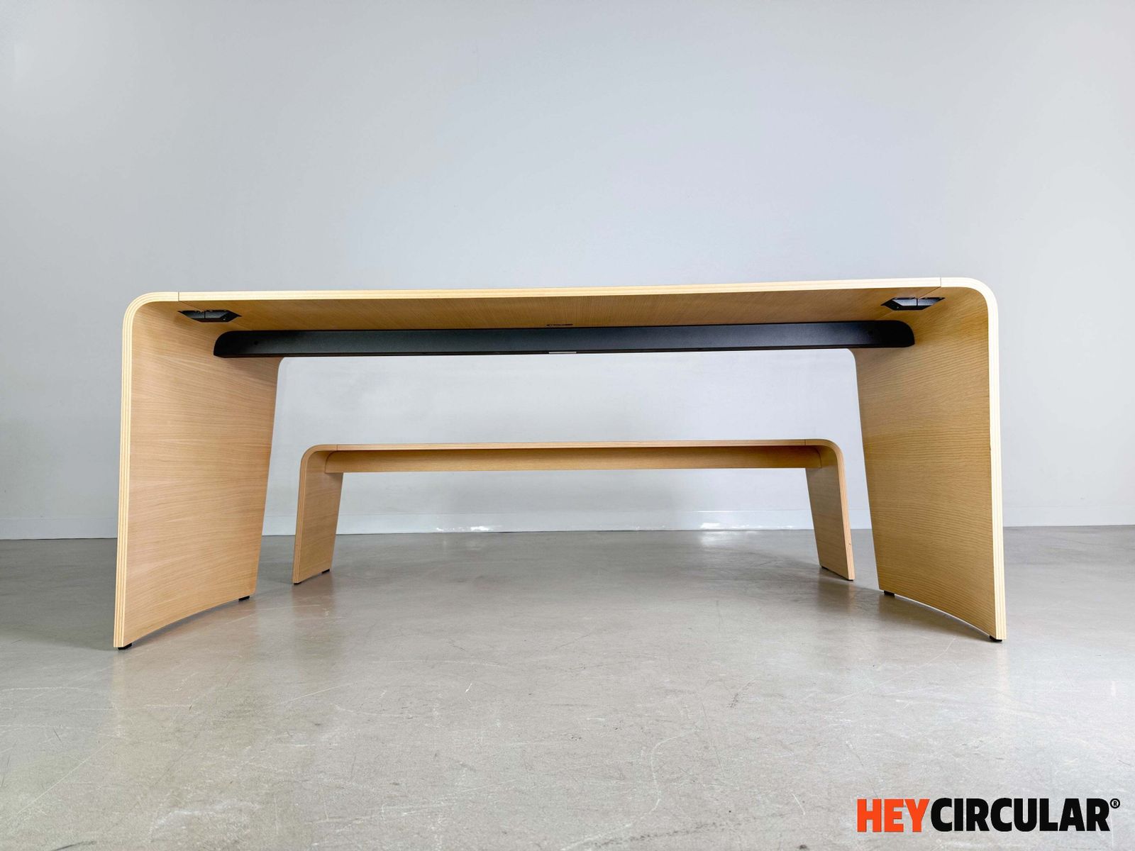 Set Of 2 Tables + Bench Brunner Jehs Laub Oak Design Table photo 990.0