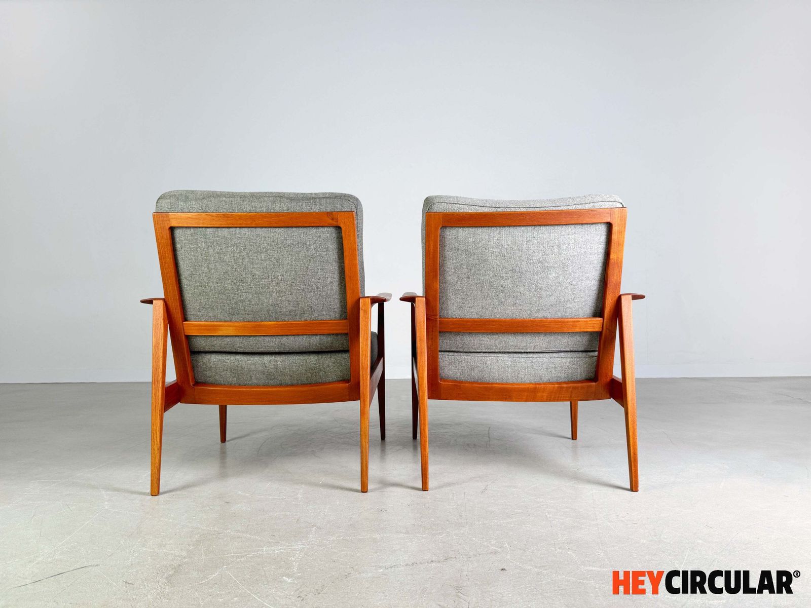 Set Of 2 Midcentury Armchairs Easy Chair Knoll Antimott Teak 1960 photo buy