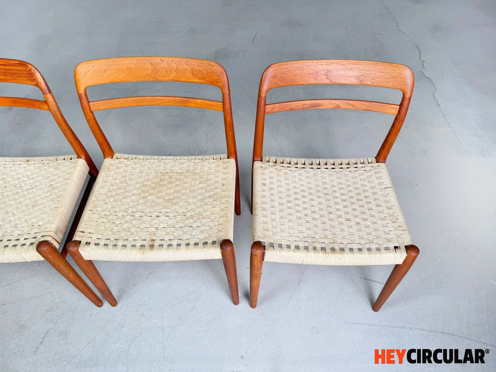 Set Of 5 Mid Century Chairs Gustav Bahus Alf Aarseth photo buy