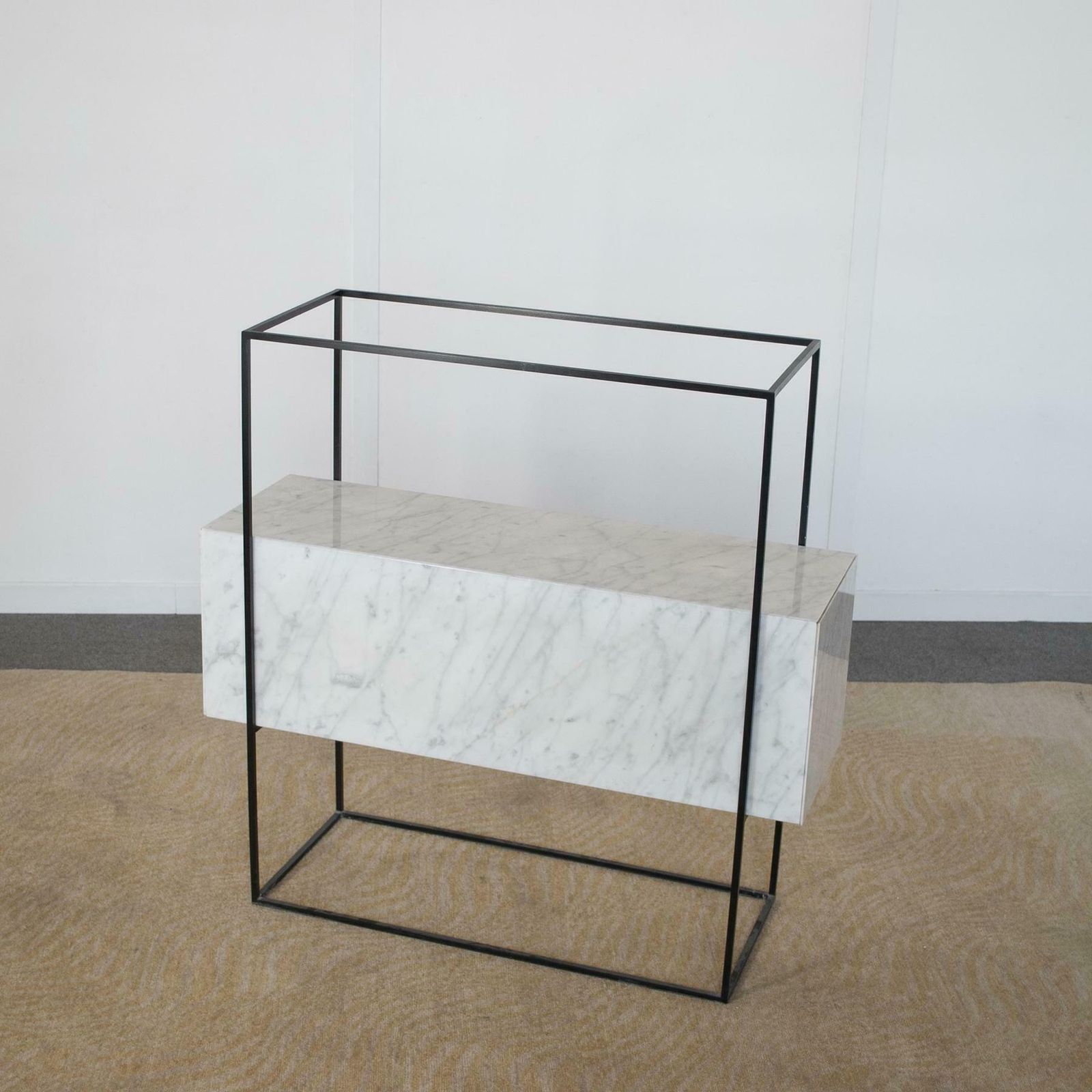 Alessandro Giusti Egidio Di Rosa 80s Console Table In The Memphis Style photo vintage
