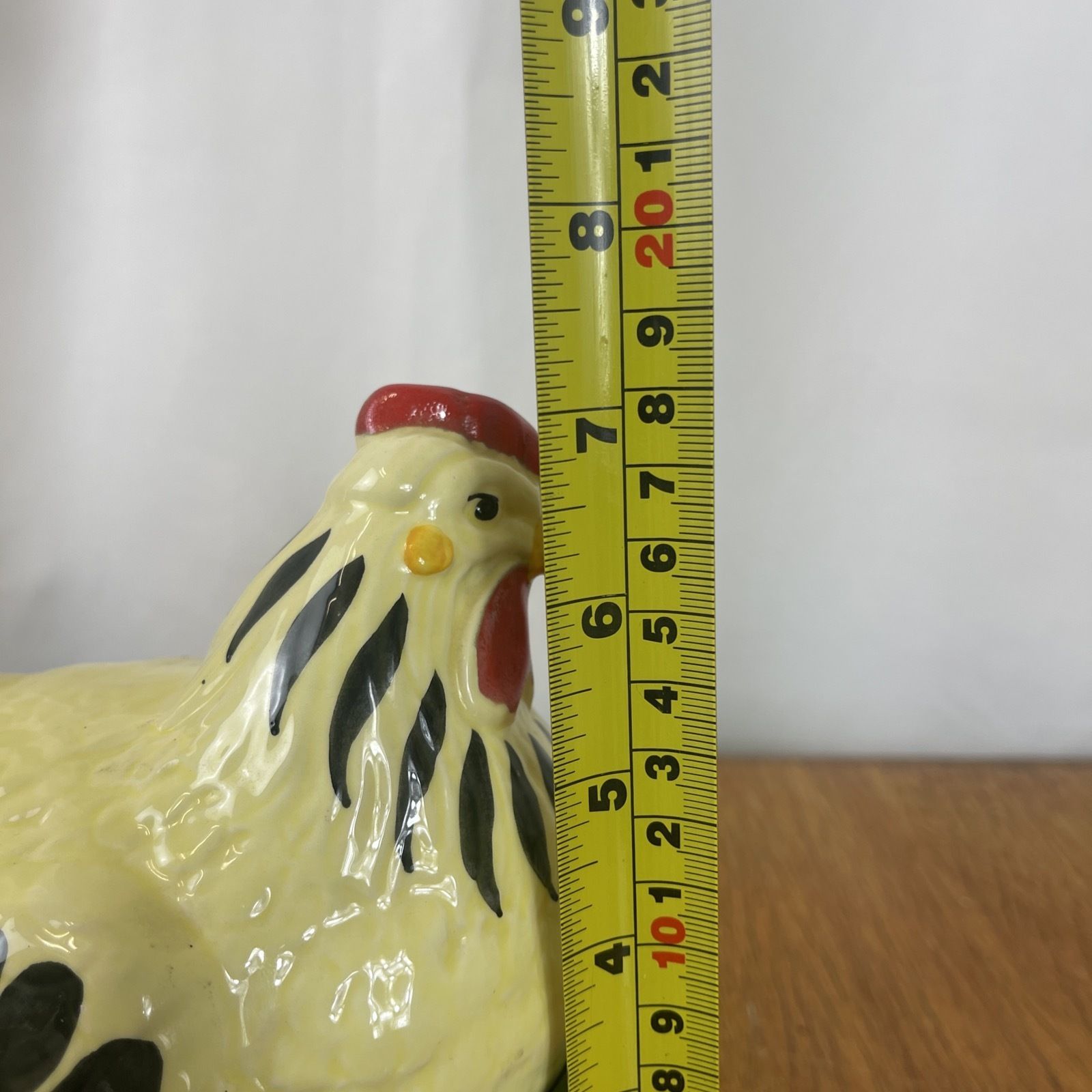 Ceramic Egg Holder Basket With Hood Rooster And Hen Hand Painted By Zellerkeramik 90s photo furniture