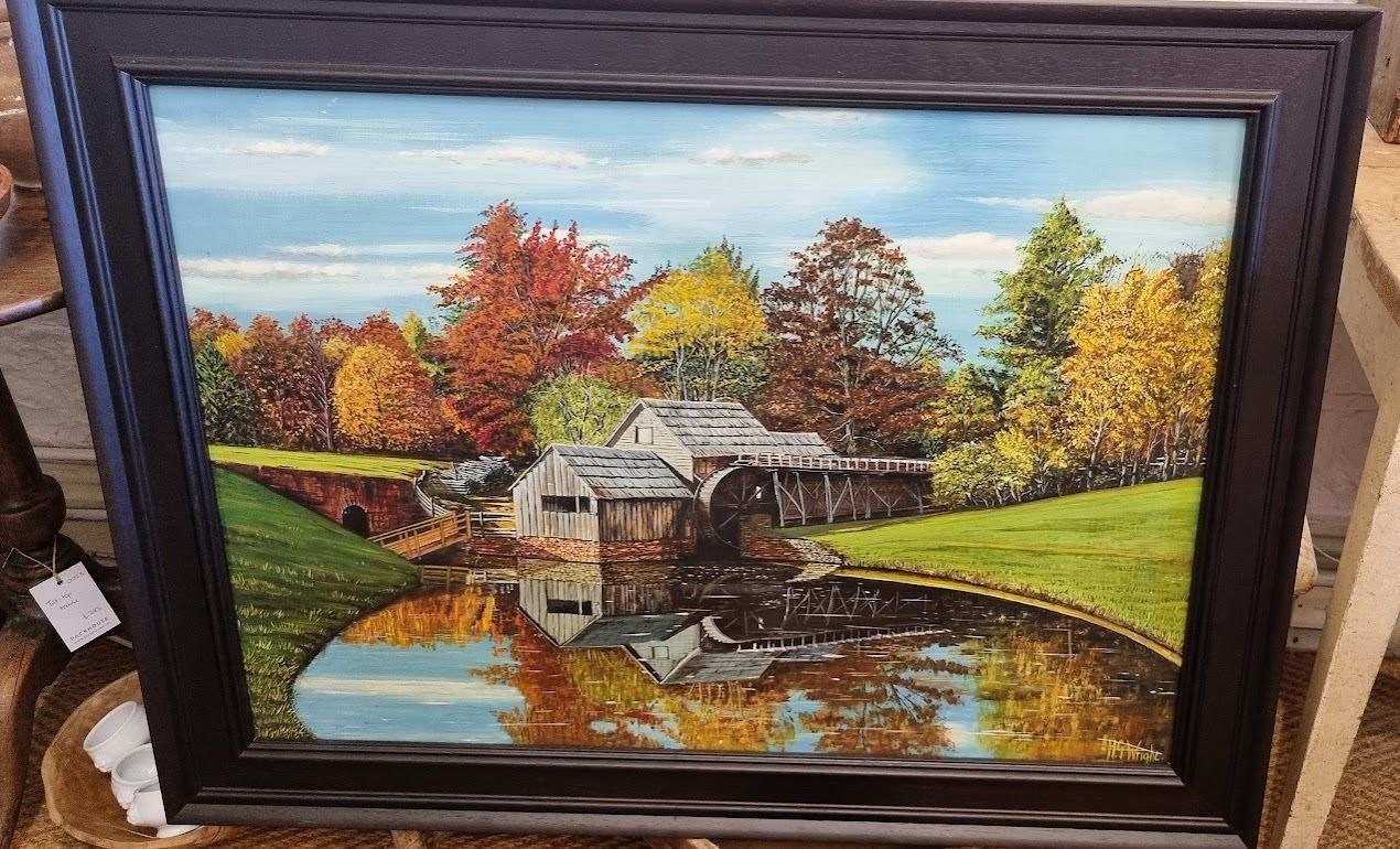 An Original And Signed Oil On Board Painting By H.G. Wright