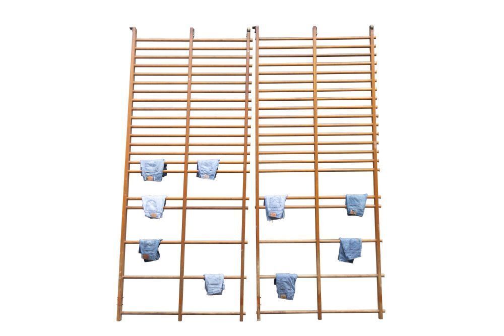 Large Wooden Shop Display Ladders