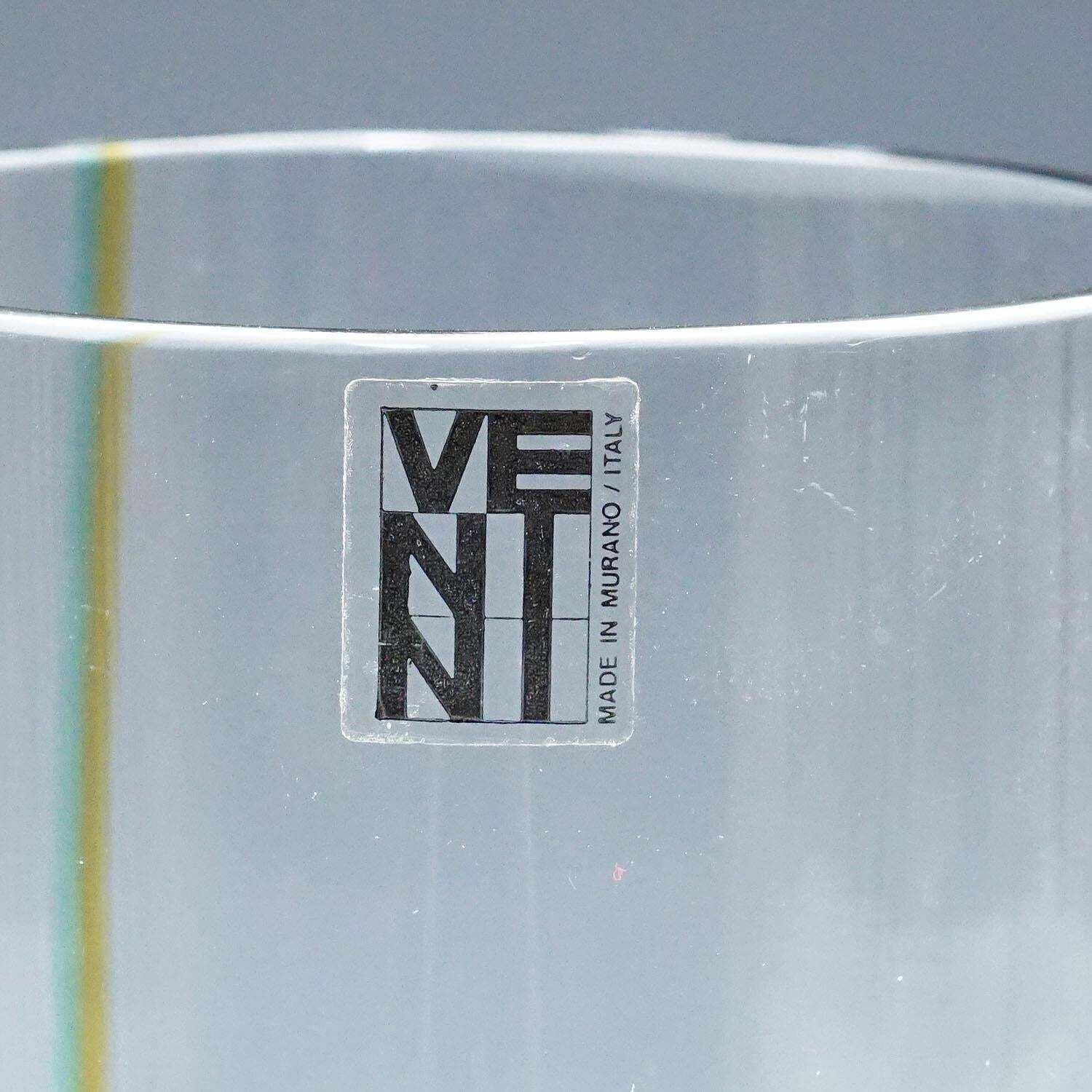 Murano Art Glass Vase Bifilo By Toni Zuccheri For Venini Ca. 1970s photo vinterior