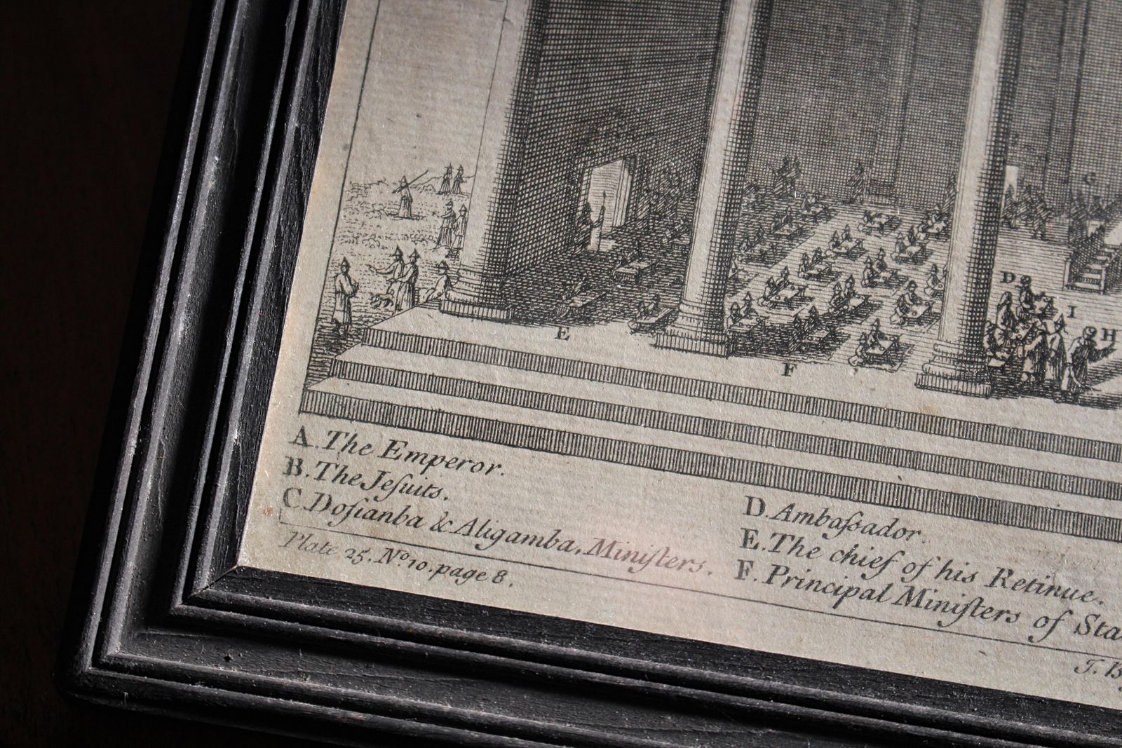 18th Century Ethnographic Interest Asian Natives & Temples Framed Engravings photo 503.0