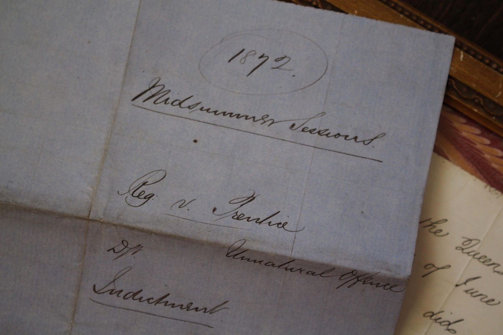 606.0 19th Century Police Report Buggery With A Horse 1871 William Prudice Curio photo