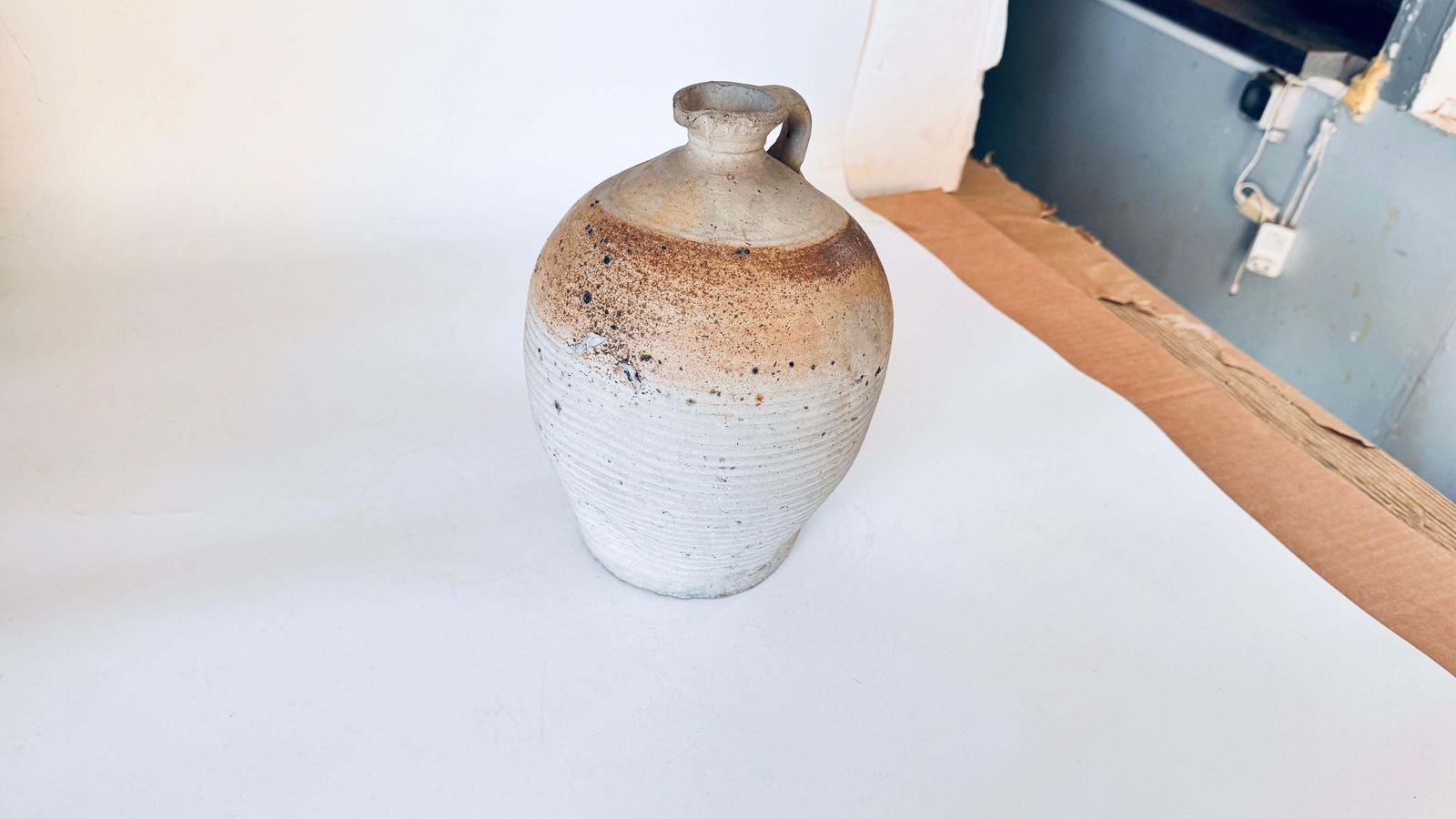 1950s 1960s French Provincial Pottery Jar, Côte D’azur Artisan Workshop photo for sale