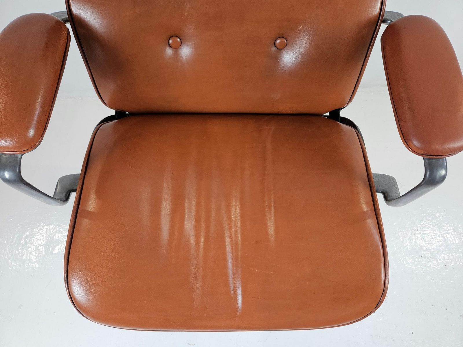 Pair Of Swivel Desk Chairs "Terni" By Ico Parisi For Mim Rome Italy photo furniture