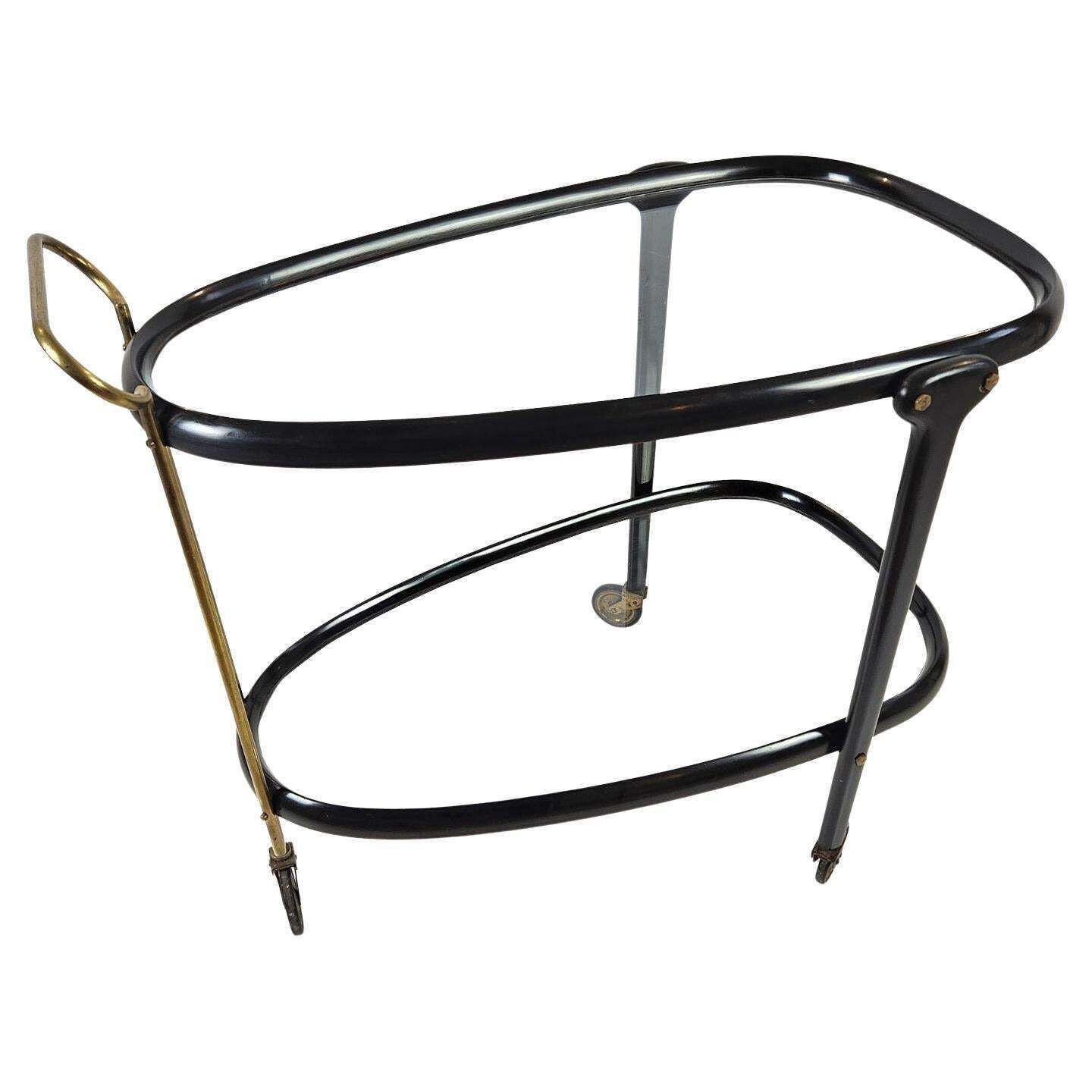 Midcentury Bar Cart By  Cesare Lacca Italy