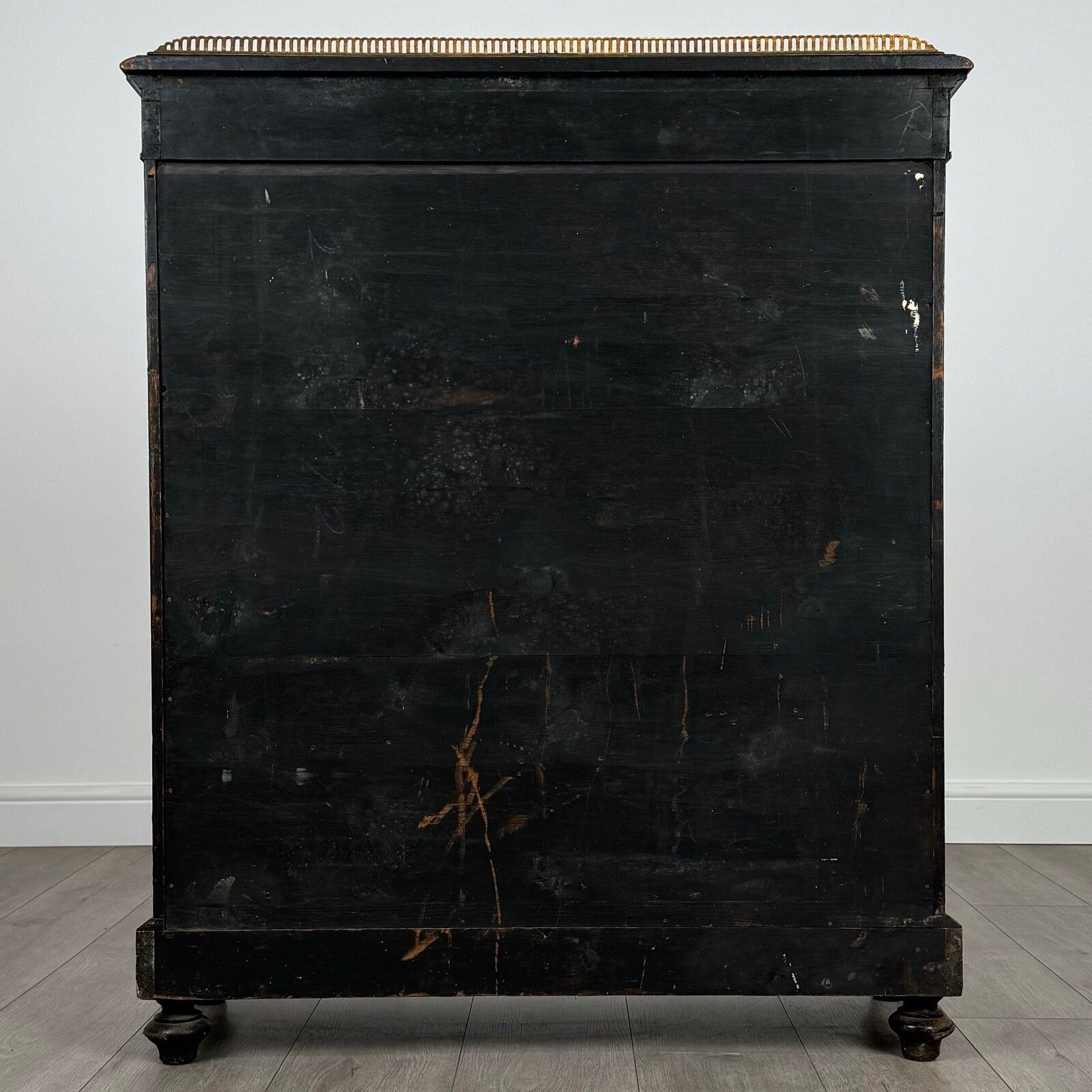 Antique 19th Century Ebonised Pier Cabinet Of Fine Quality ( Ref Af 3786) photo vinterior