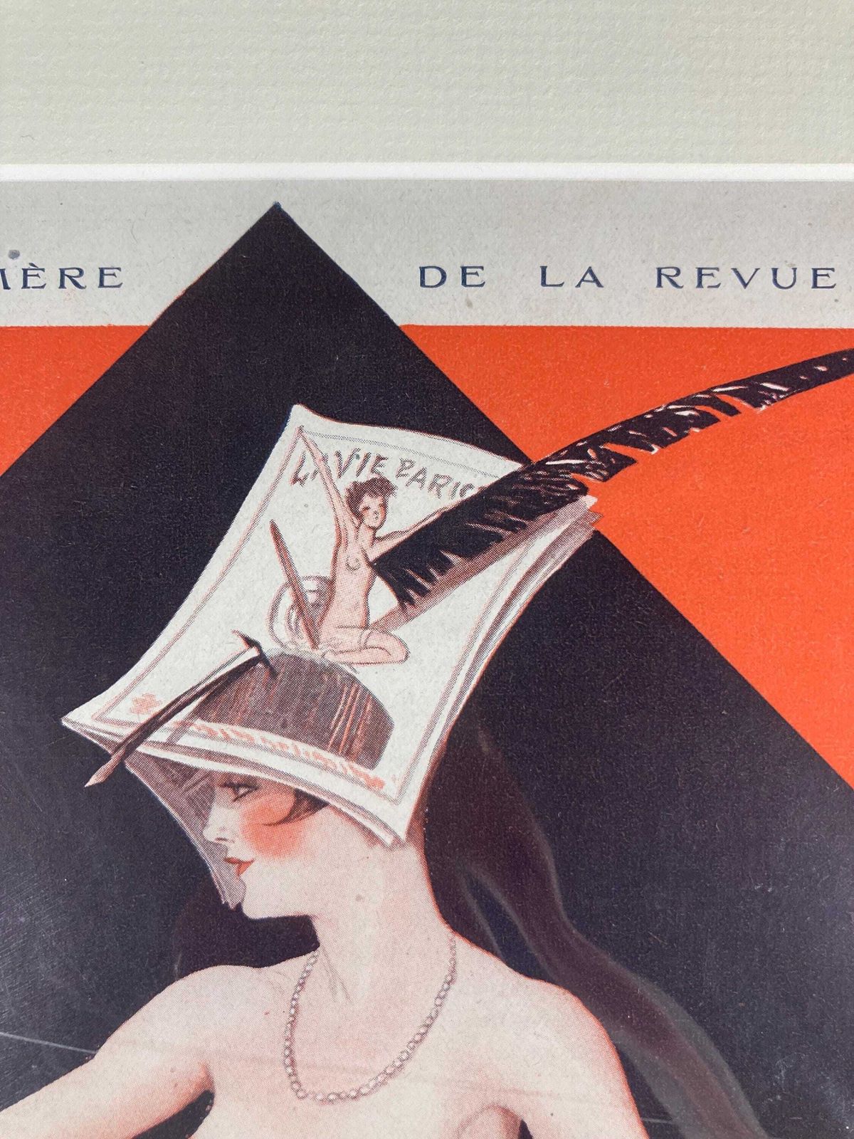 Original Antique 1920s Lithograph From La Vie Parisienne   Vintage French Art Print, Georges Léonnec The Art Deco Master photo buy