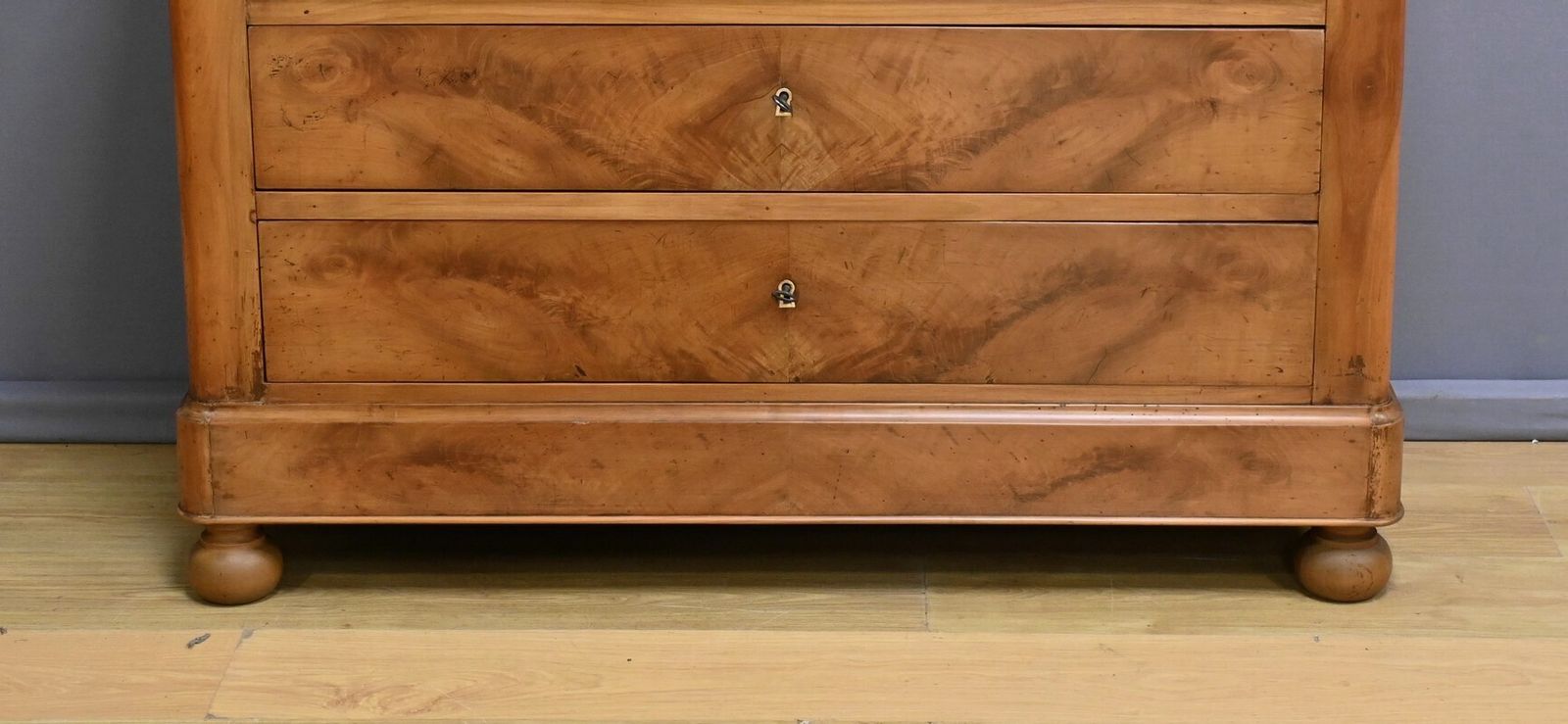 photo furniture Cherrywood Chest Of Drawers, Restoration Period – Early 19th Century