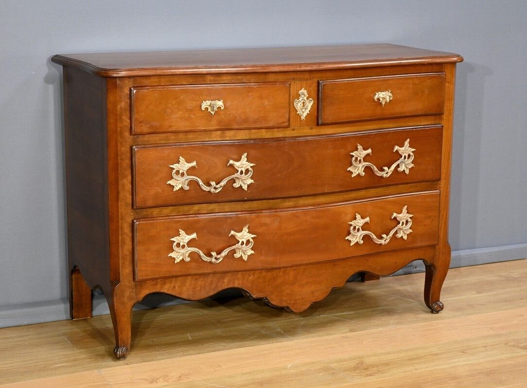 Cherrywood Chest Of Drawers, Stamped A.Mailfert – Part 1 Of The 20th Century photo furniture
