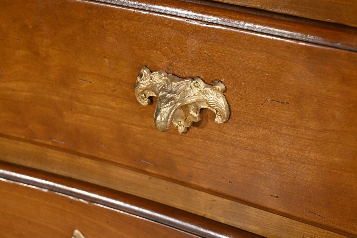 photo for sale Cherrywood Chest Of Drawers, Stamped A.Mailfert – Part 1 Of The 20th Century