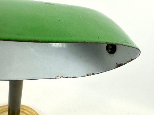 Lighting Art Deco Banker's Desk Lamp, Former Czechoslovakia, 1930s photo