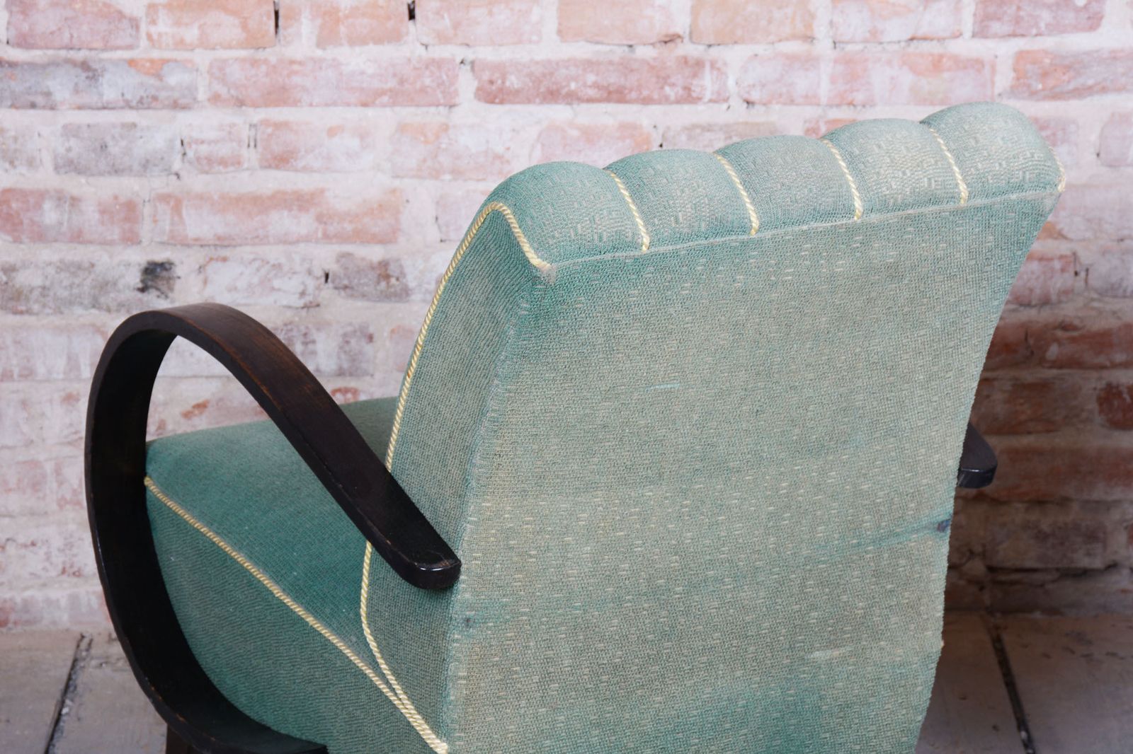 Pair Of Original Art Deco Armchairs, Jindrich Halabala, Up Zavody, Czech, 1930s photo buy