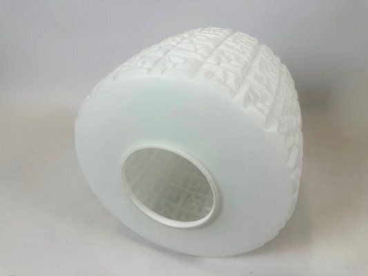 Mid Century Czech Milk Glass Pendant Lamp From Napako, 1960s photo buy