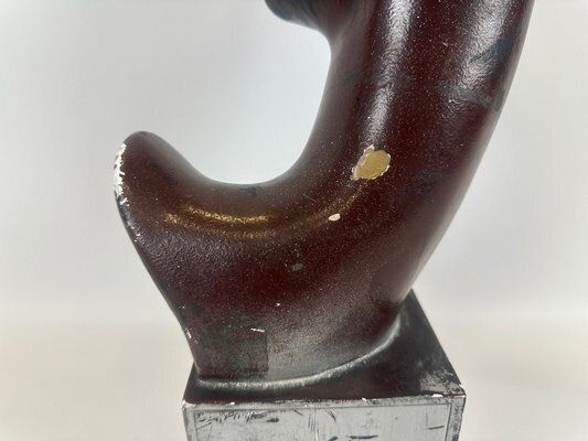 Mid Century Hand Crafted Female Head Mannequin Sculpture, 1950s photo buy