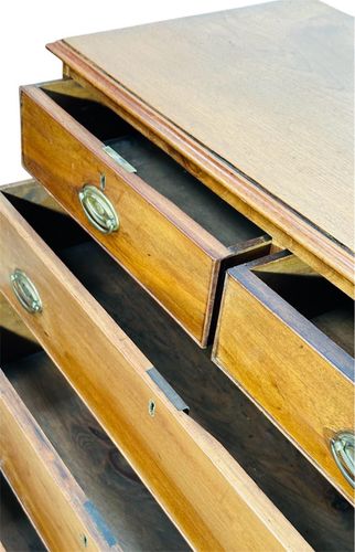 Antique Georgian Walnut Chest Of Drawers George 11 Superior Quality Bracket Feet photo buy