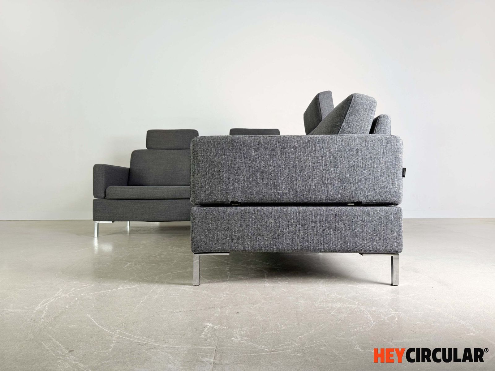 photo for sale Hoekbank Brühl Alba Design Sofa met Chaise Longue Grijs