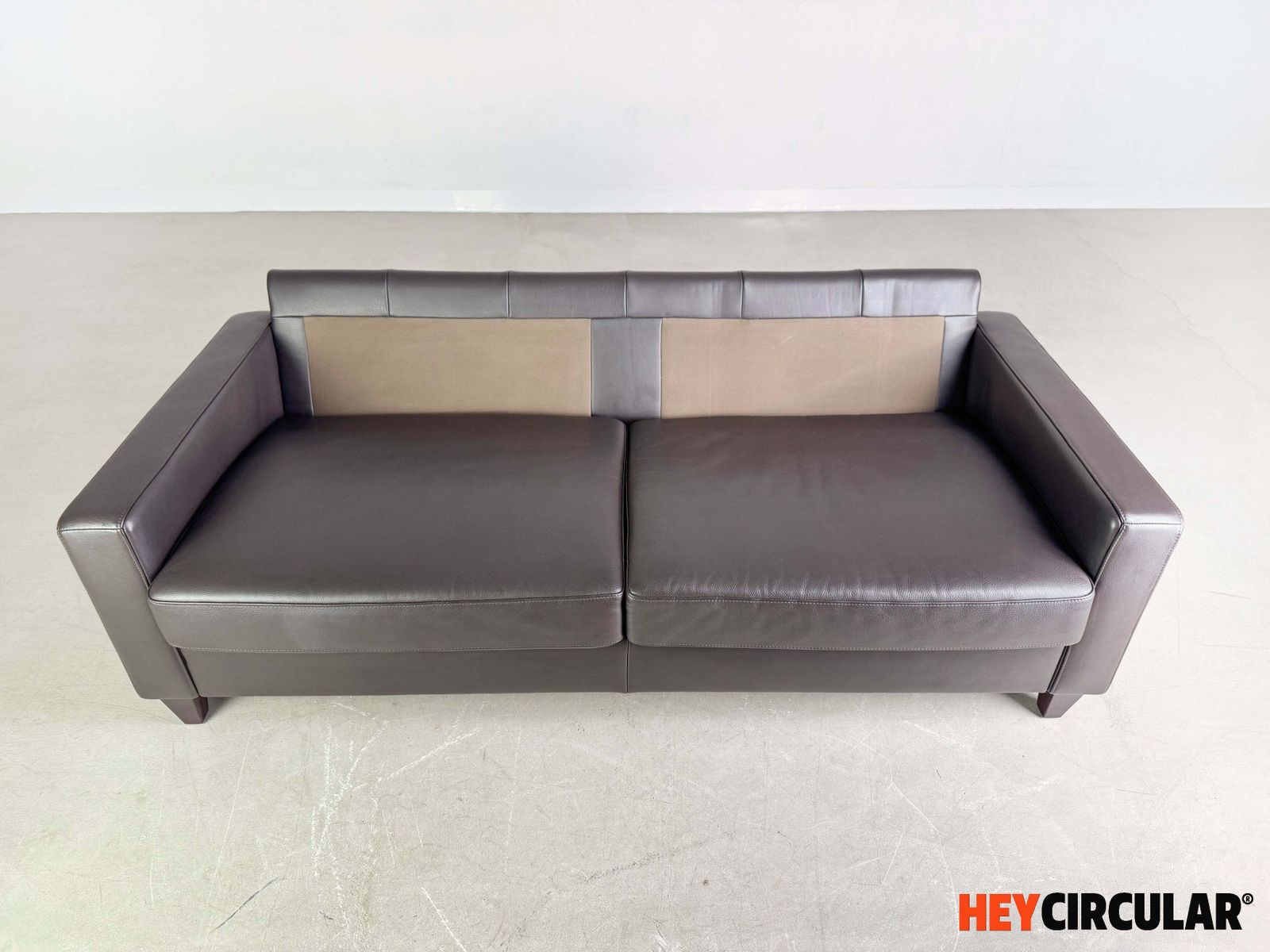 2-zits Ewald Schillig bank – leer – Concept Plus photo vinterior