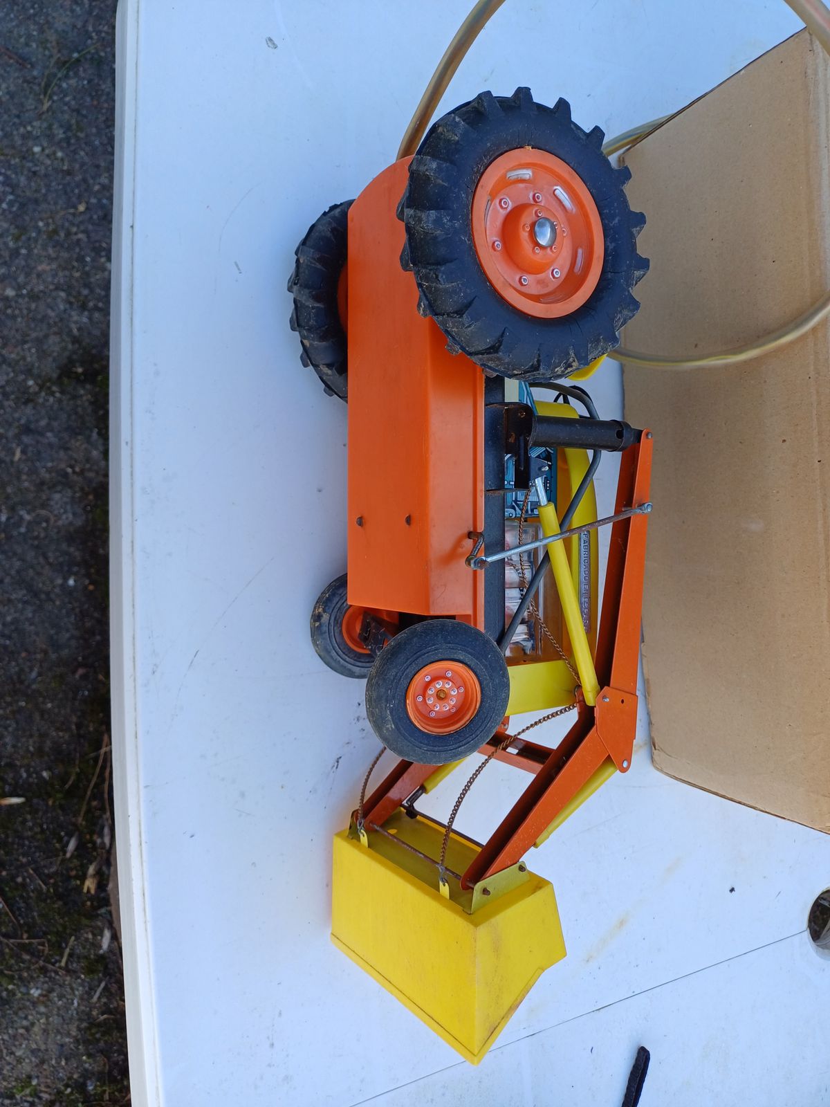 Old Toy Tractor Yumbo Retro Excavado Electrica photo buy