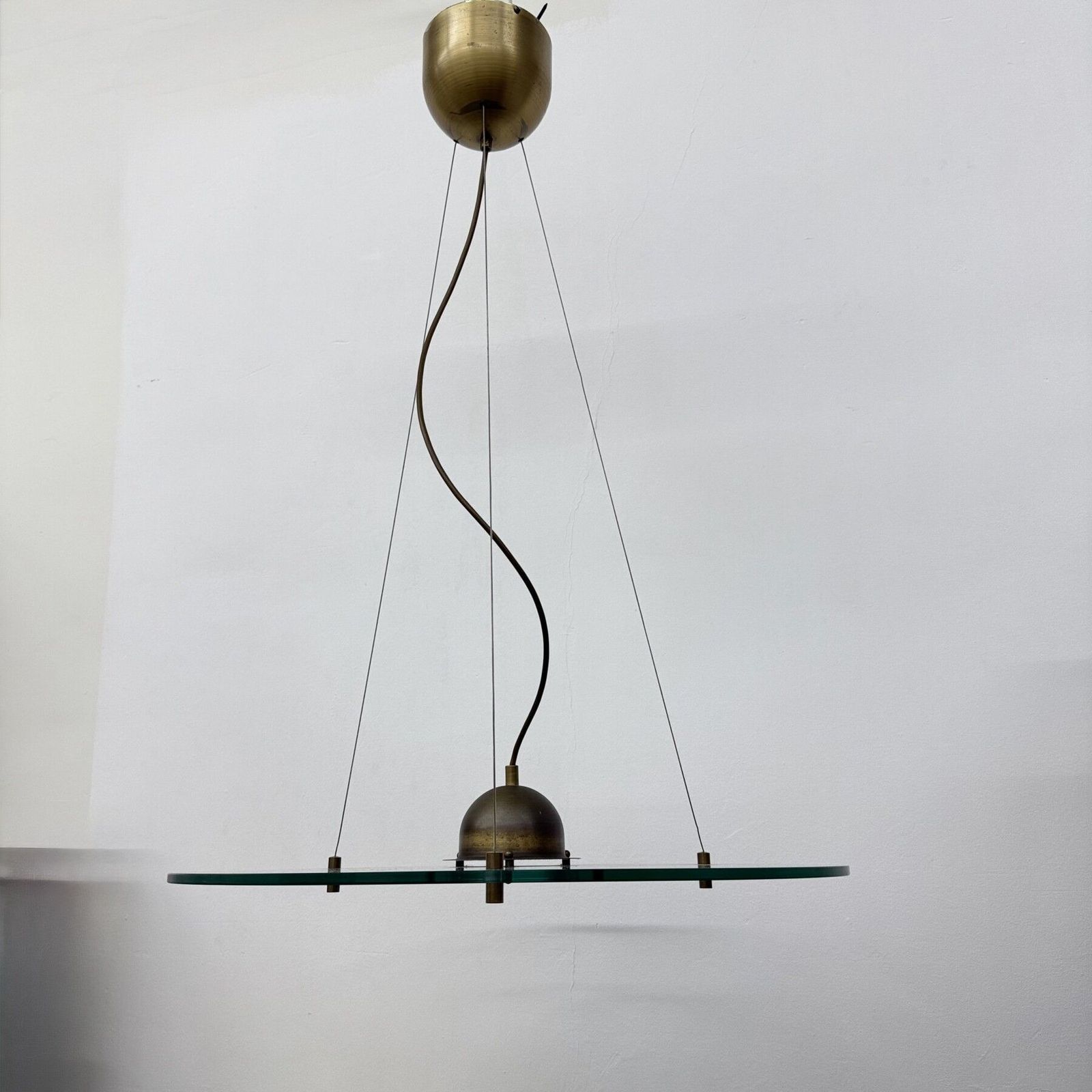 Verlichting Sölken Leuchten Hanglamp Space Age Ufo, Jaren 1970 photo