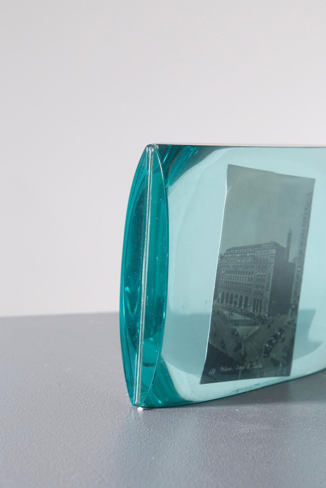 Erwin Walter Burger For Fontana Arte Crystal Photo Holder photo Home Decor