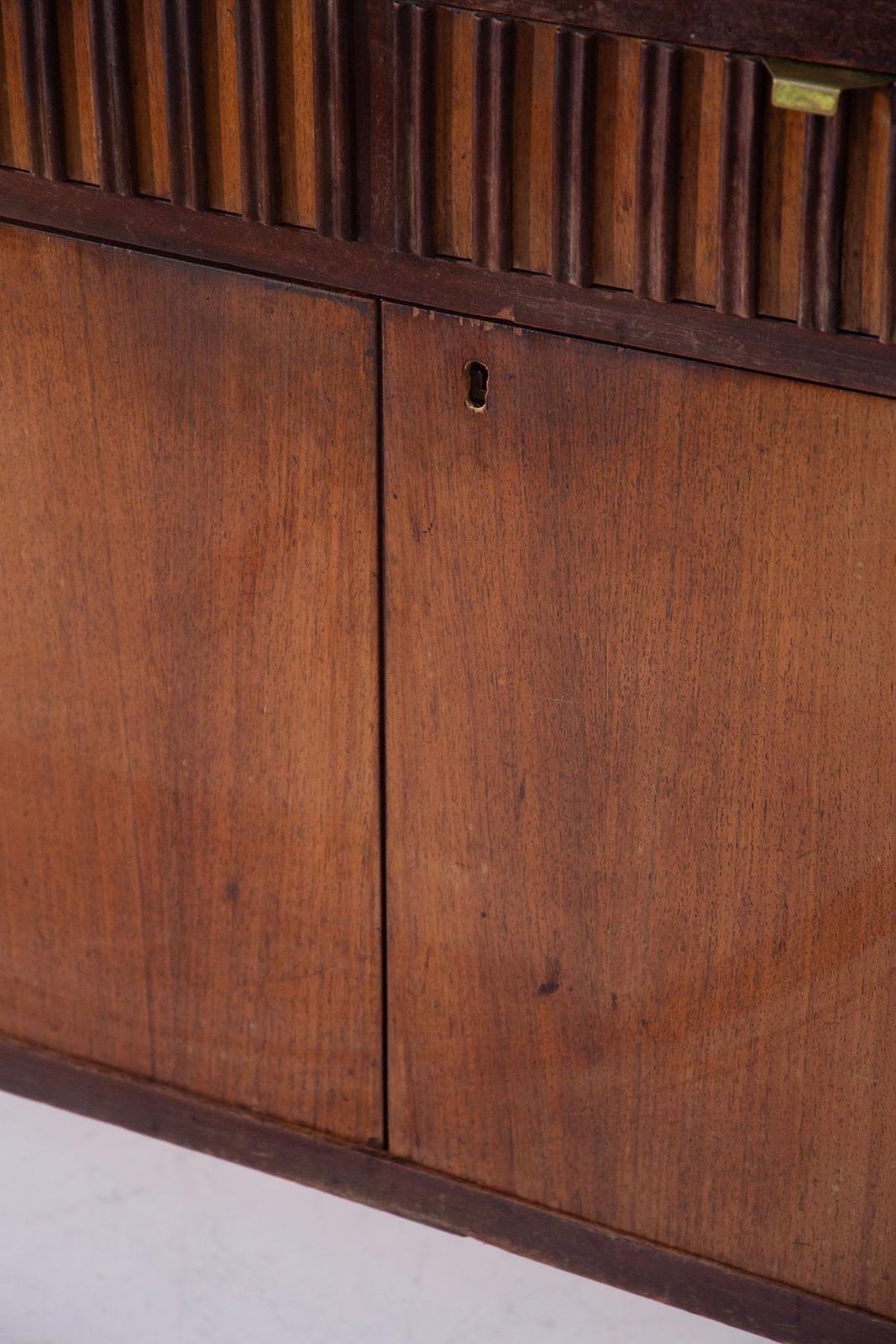 Italian Sideboard By Studio B.B.P.R. Branded, With Brass Handles photo vintage