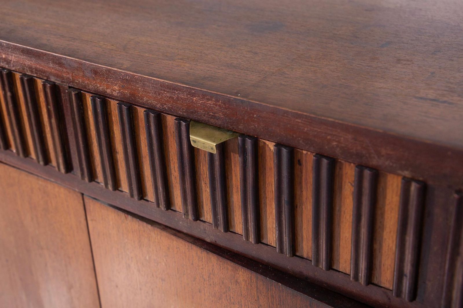 photo furniture Italian Sideboard By Studio B.B.P.R. Branded, With Brass Handles