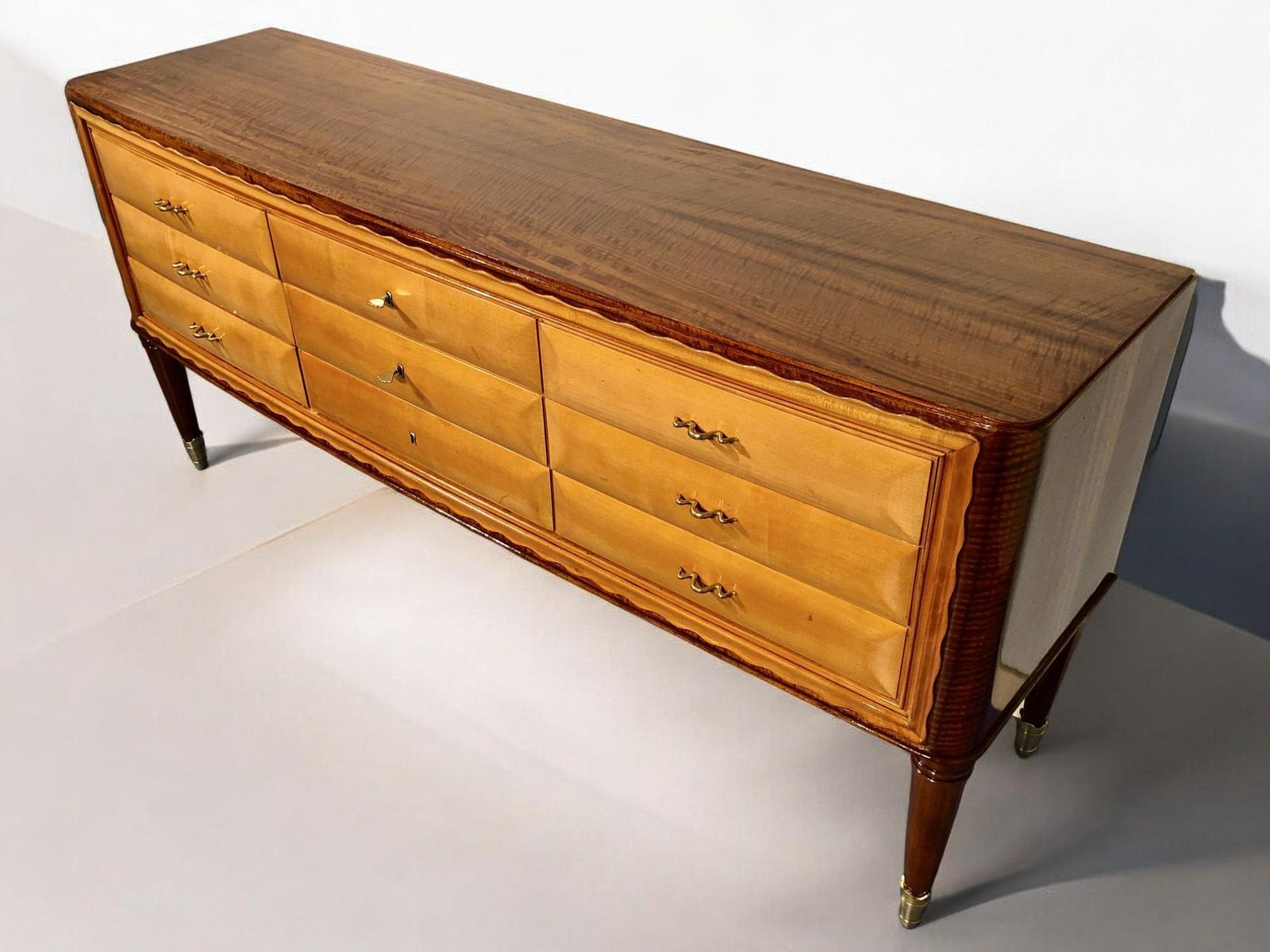 Italian Mid Century Modern Chest Of Drawers By Paolo Buffa, 1950s photo buy