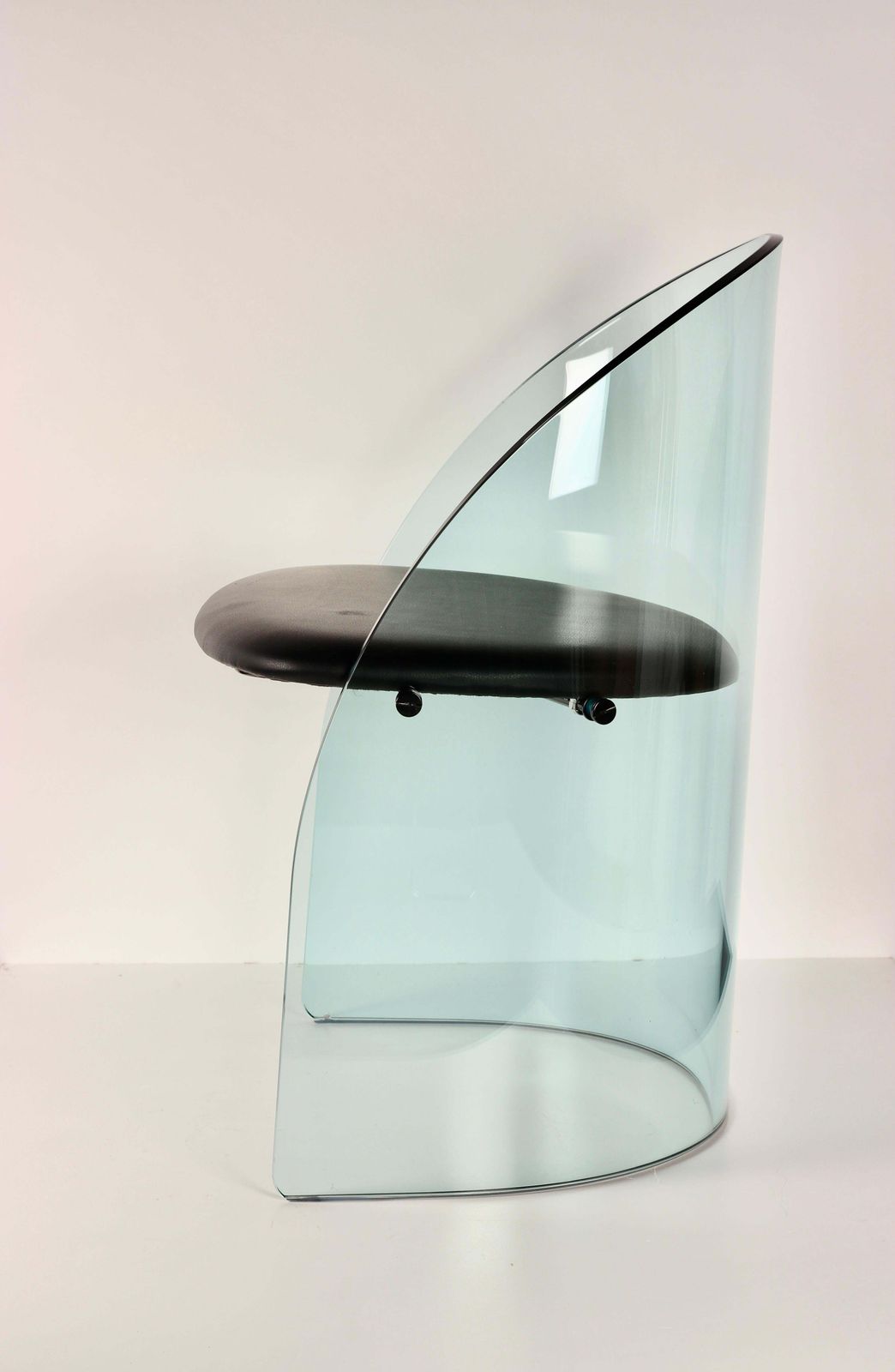 Furniture Glass Chair In The Manner Of Louis Dierra photo